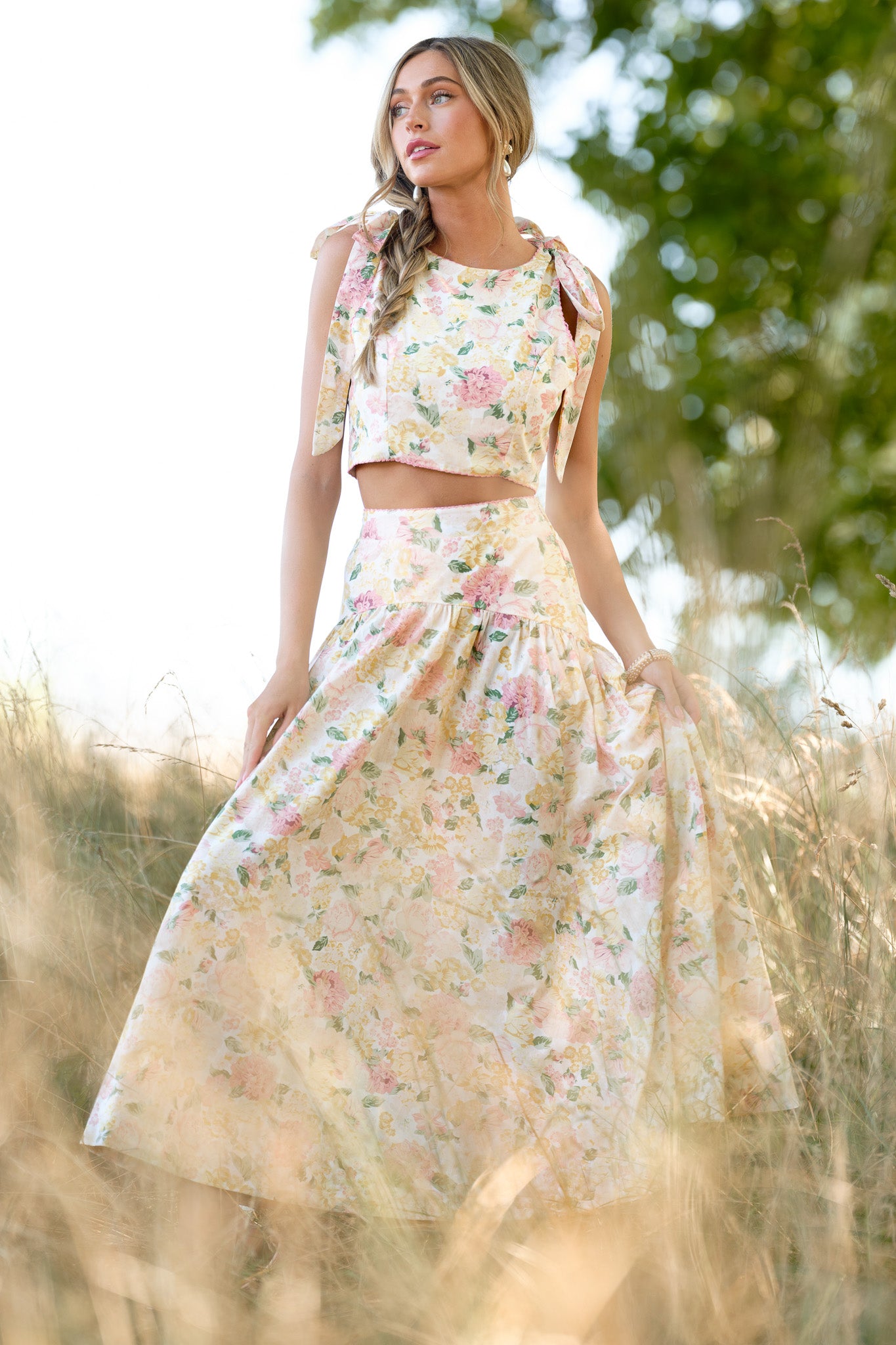 Full skirt floral hotsell