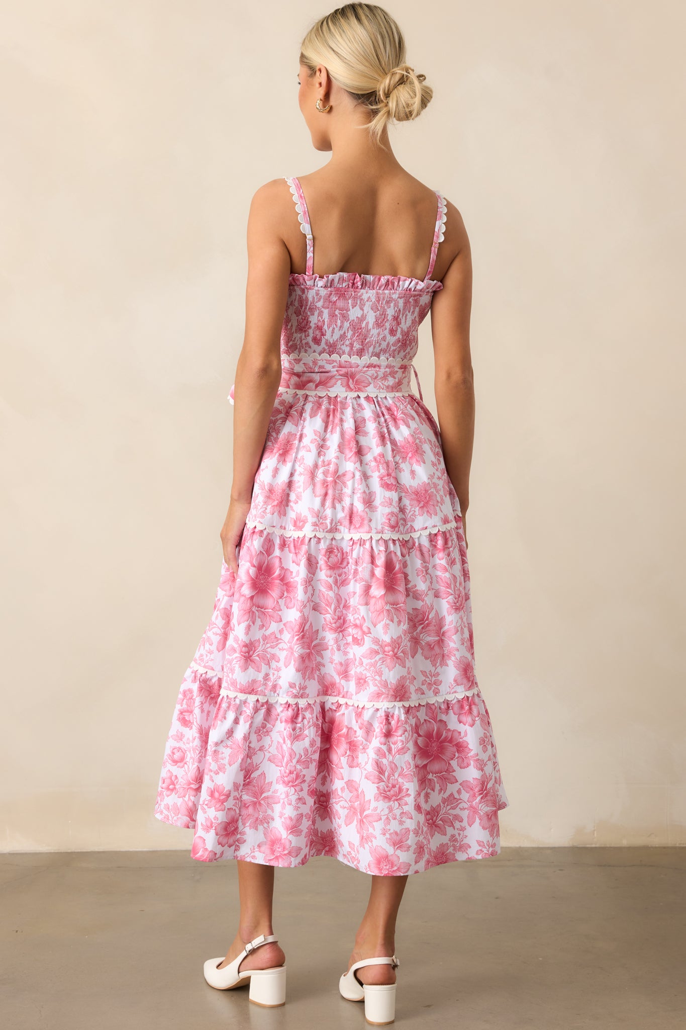 Darcy La France Dianthus Pink Maxi Dress