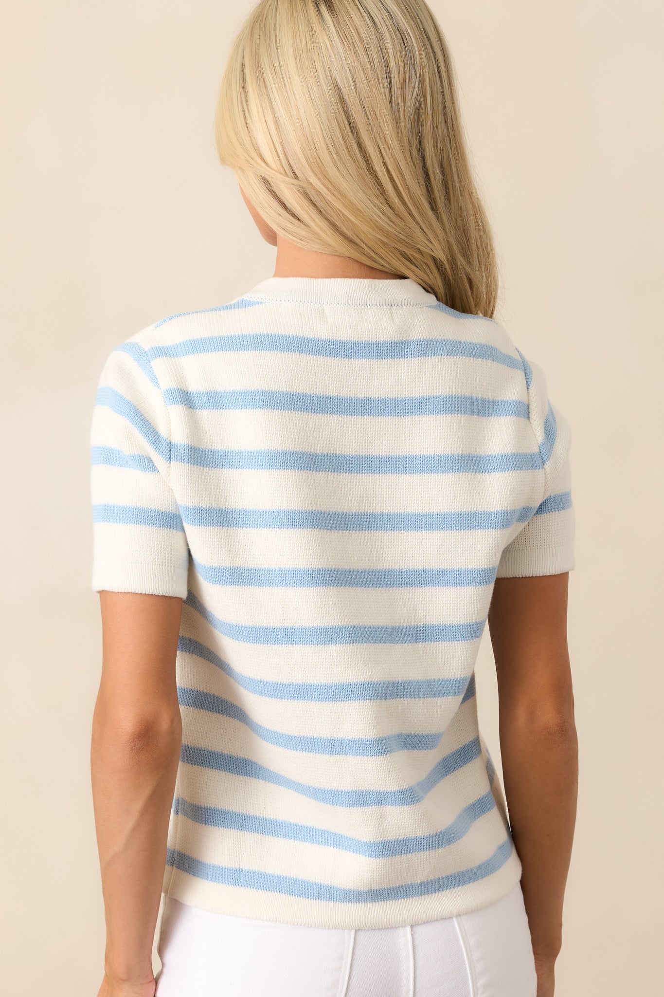 Mary Lynn Blue Belle Stripe Sweater