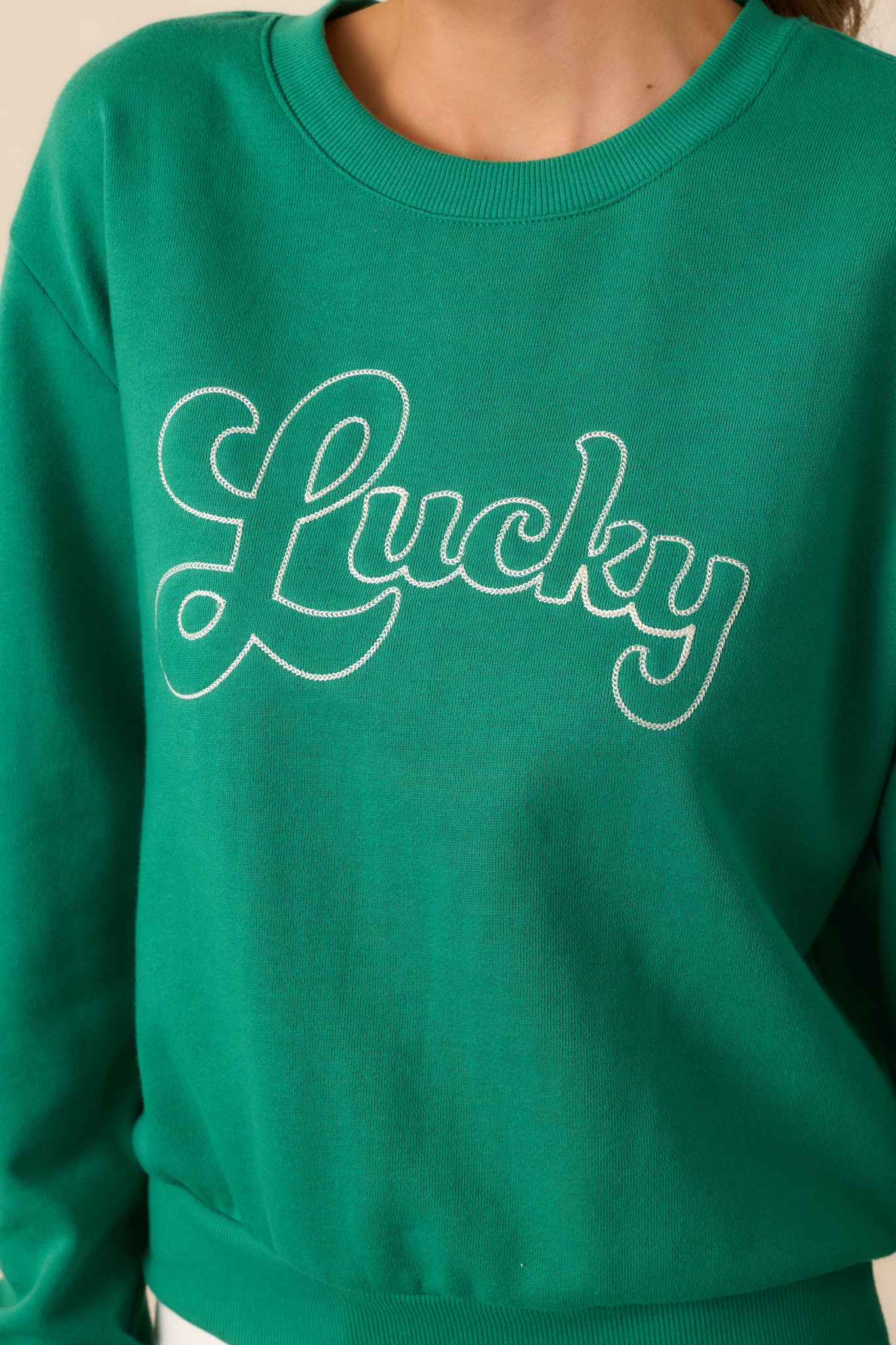 Z Supply Lucky Green Sweatshirt