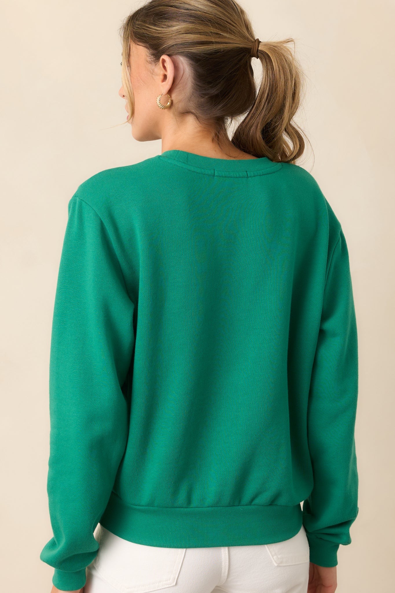 Z Supply Lucky Green Sweatshirt