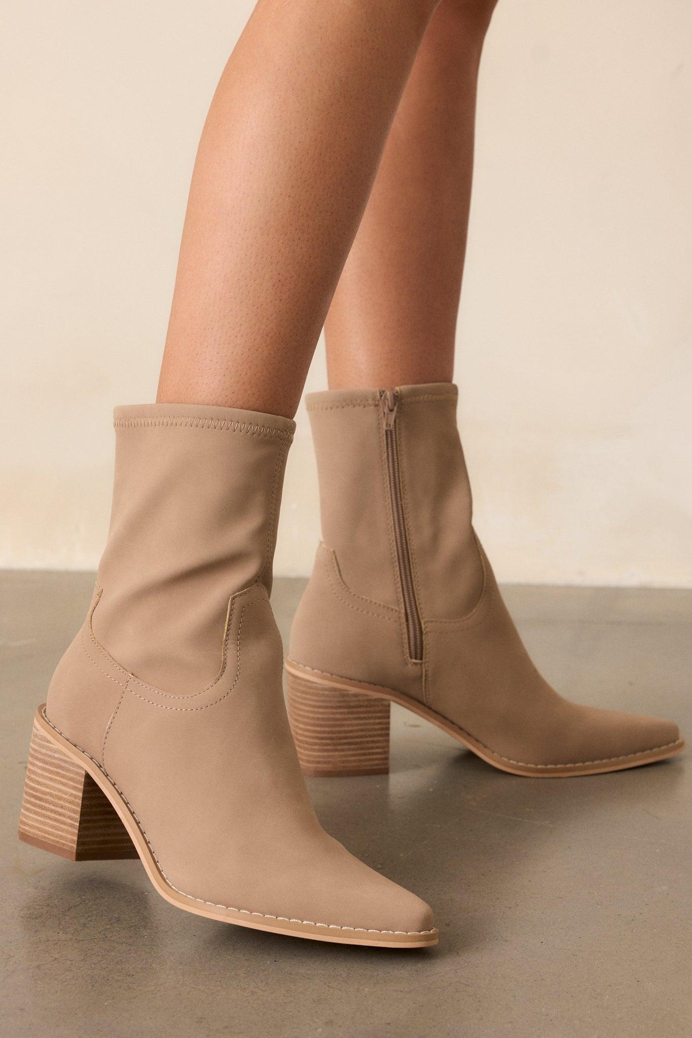 Tan shoe fashion boots