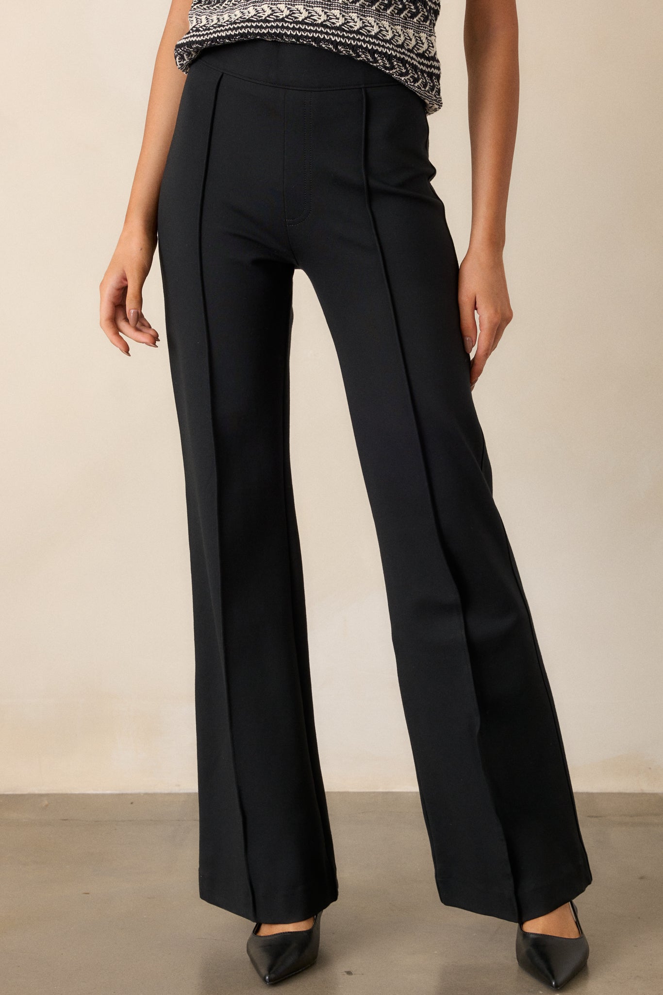 High waist flare shops wide leg long pants