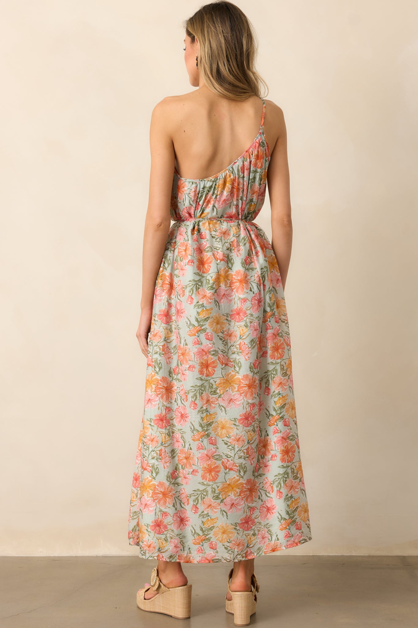 MINKPINK Lorelei Coral Maxi Dress