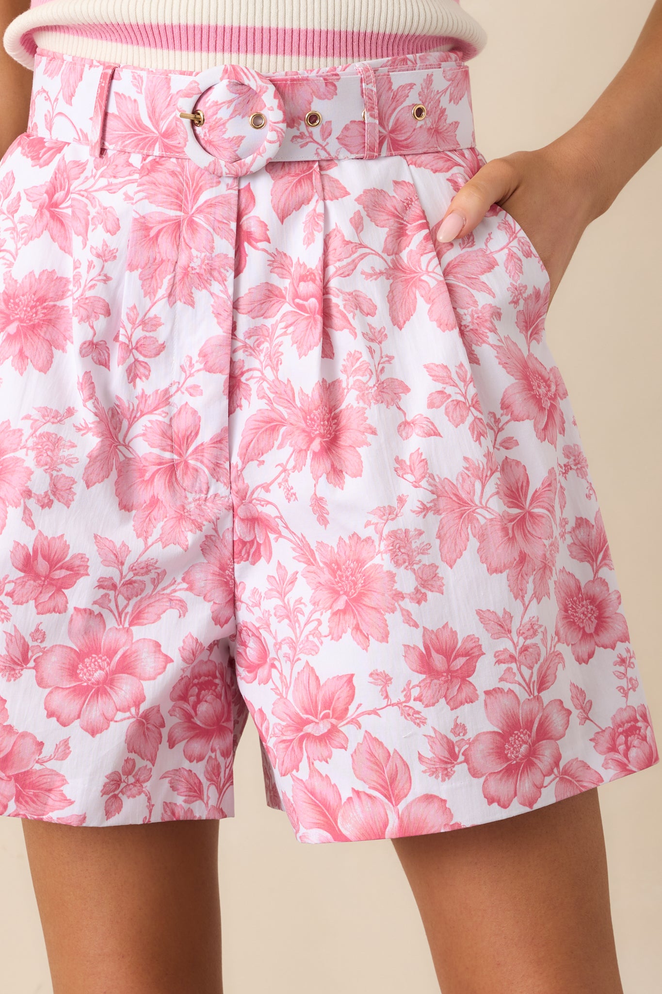 Colleen La France Dianthus Pink Classic Shorts