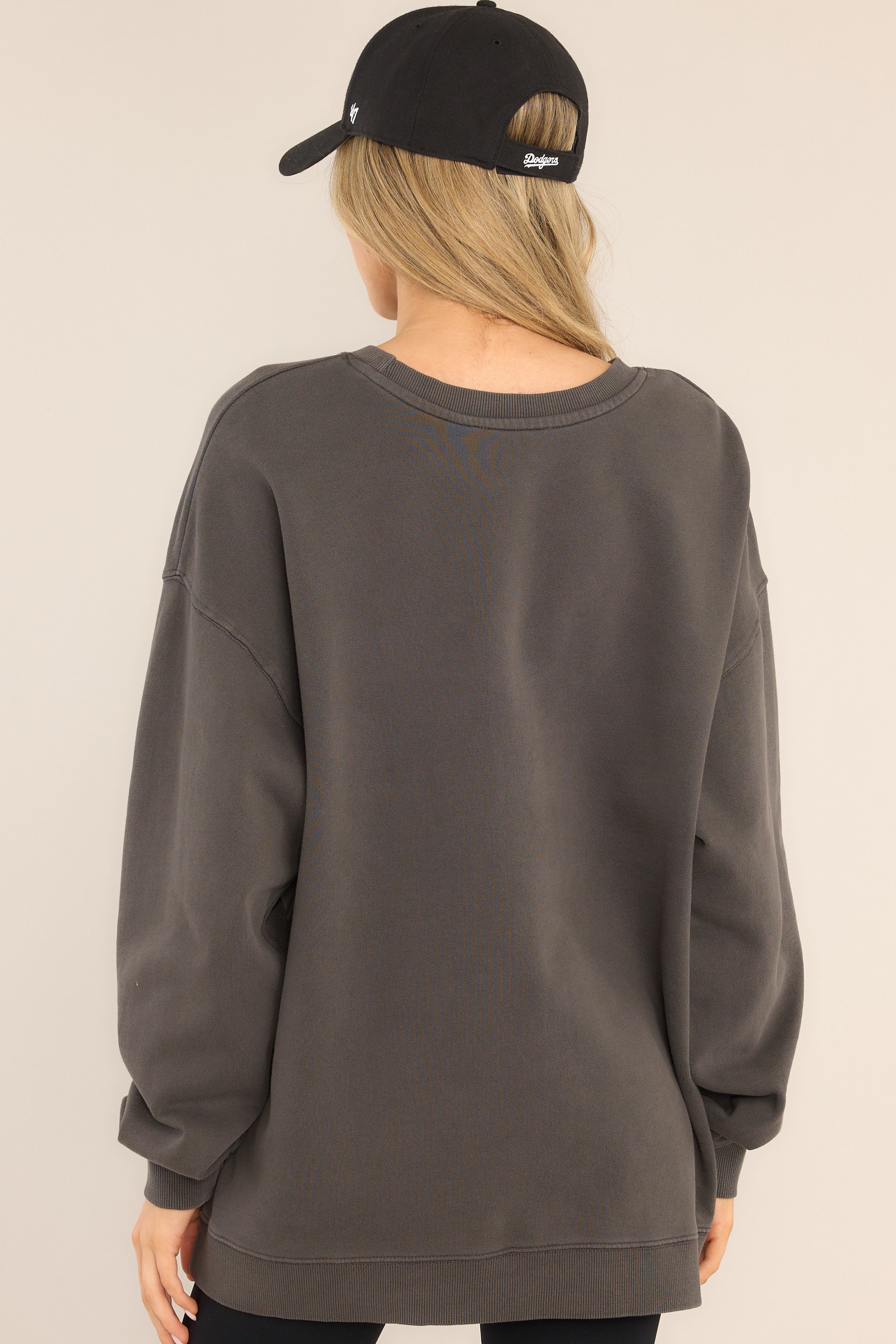 Tequila Time Charcoal Oversized Sweatshirt