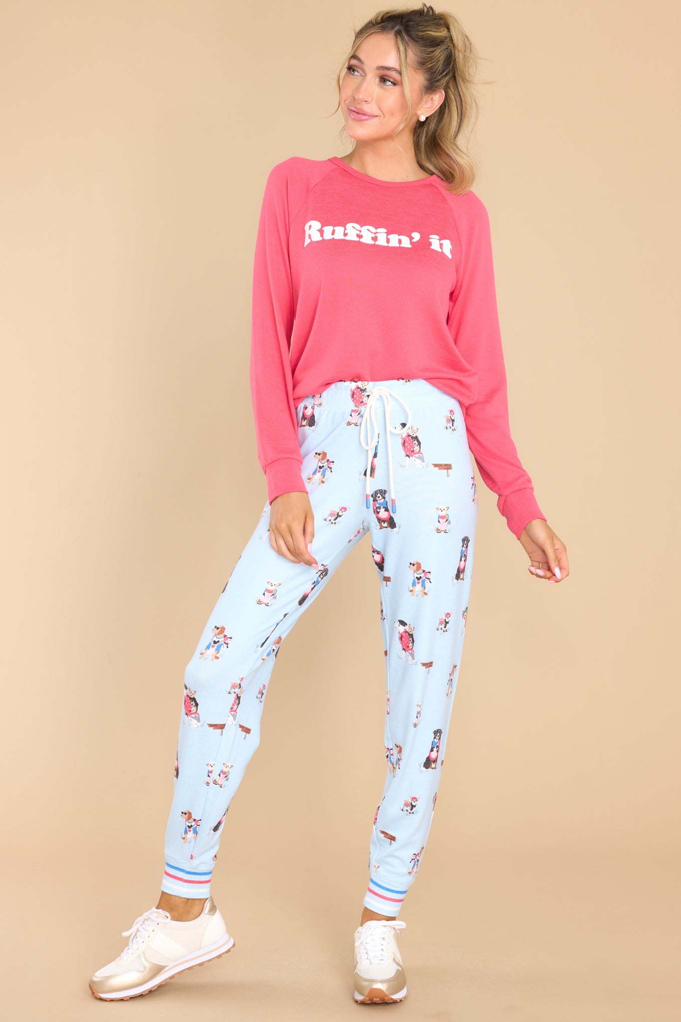 PJ Salvage womens Loungewear Ruffin It PantPajama Bottom