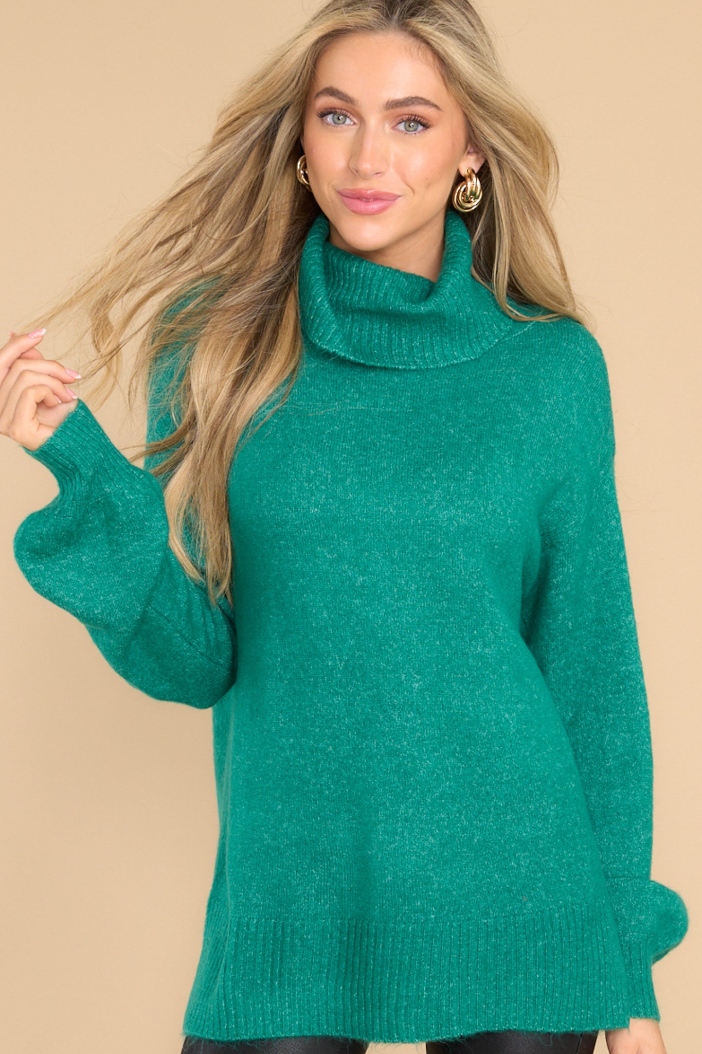 Ladies emerald hotsell green sweaters