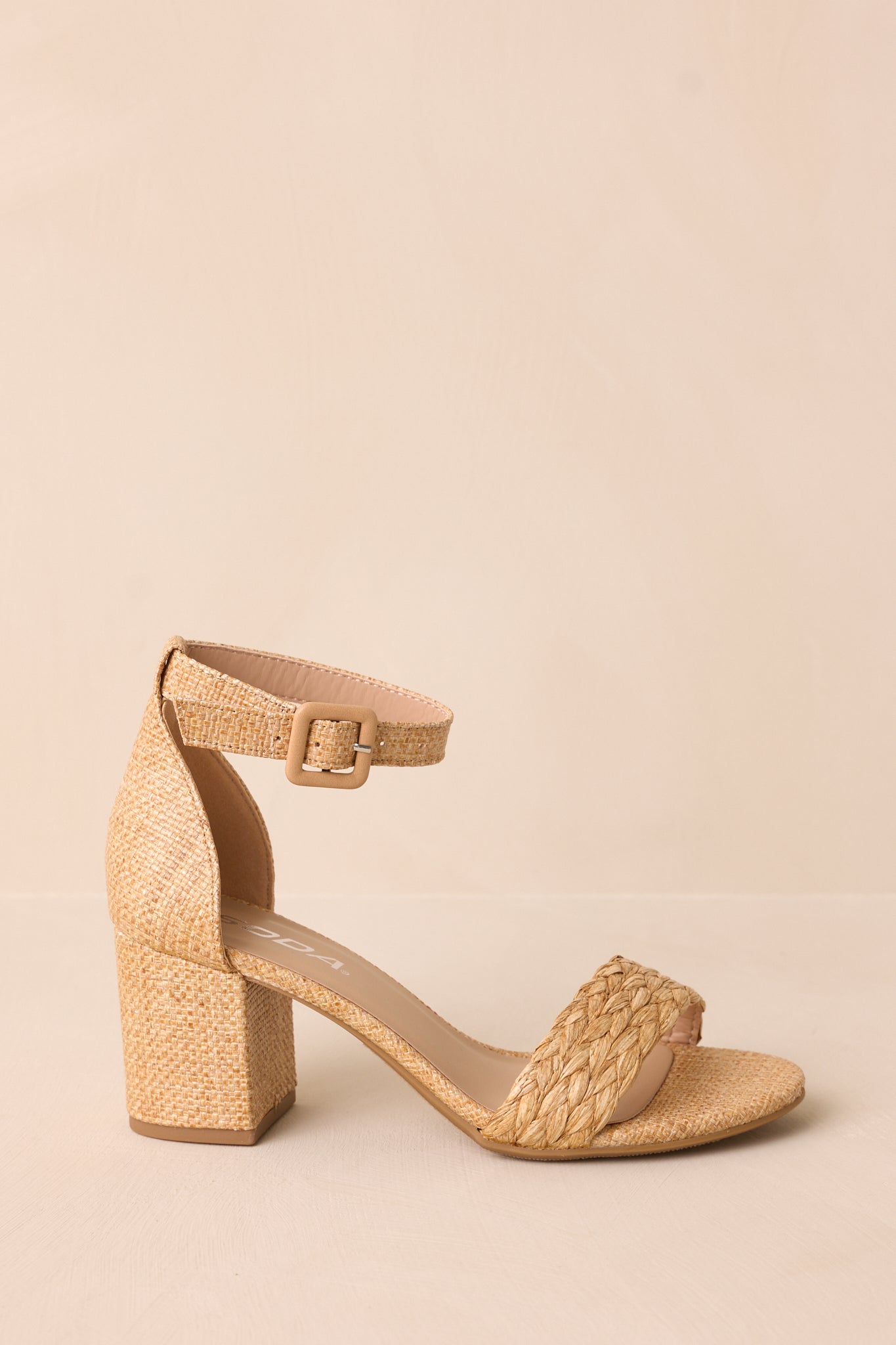 Sunset Cruise Tan Woven Pump Heels