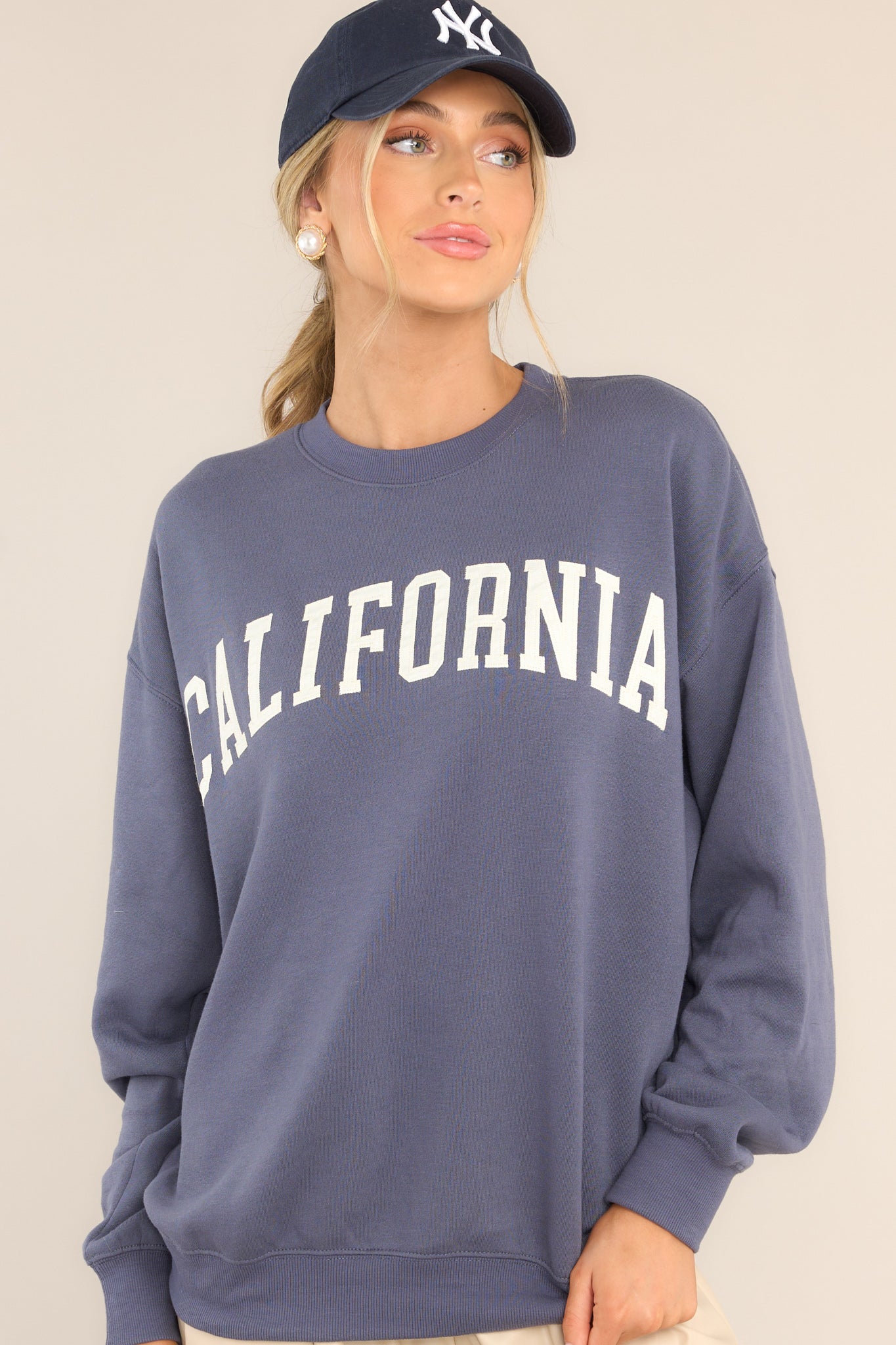 Vintage Cali Hoodie with Ribbed Hems