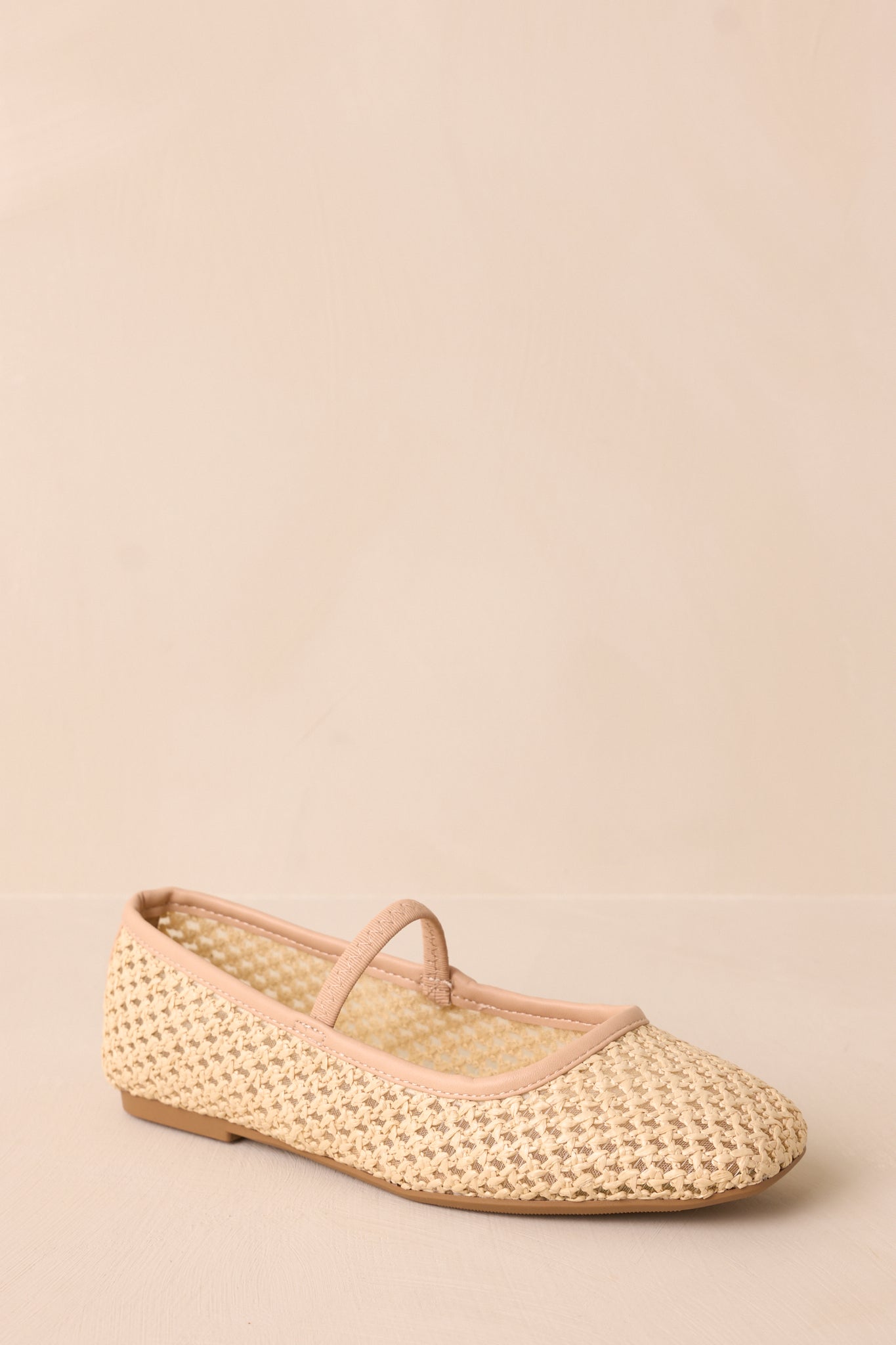 Oblivion’s Embrace Natural Woven Flats