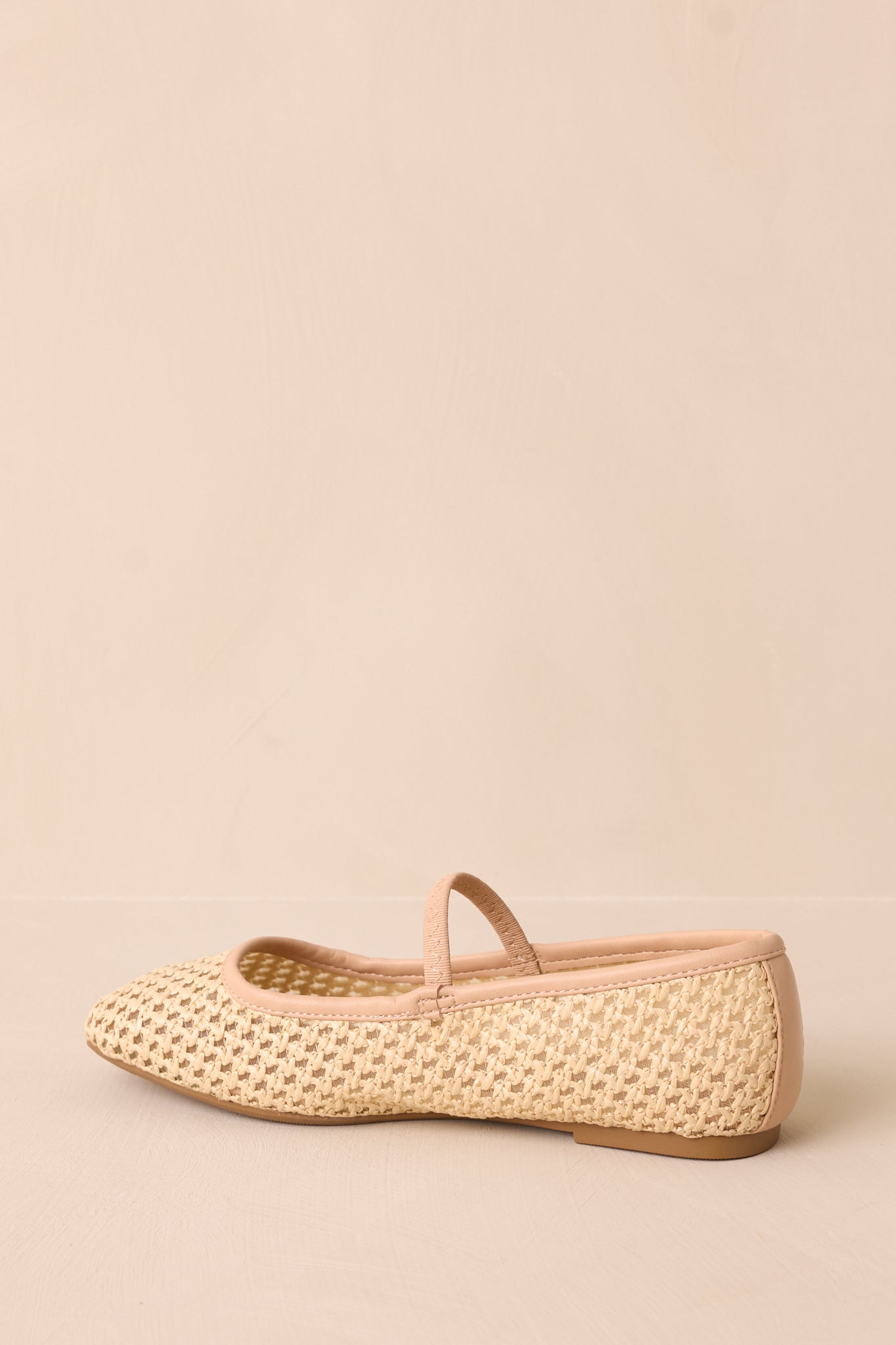 Oblivion’s Embrace Natural Woven Flats