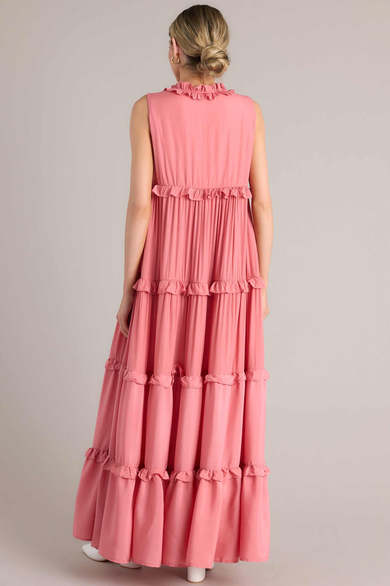 Casual Peony Maxi Dress - Pretty Pastels