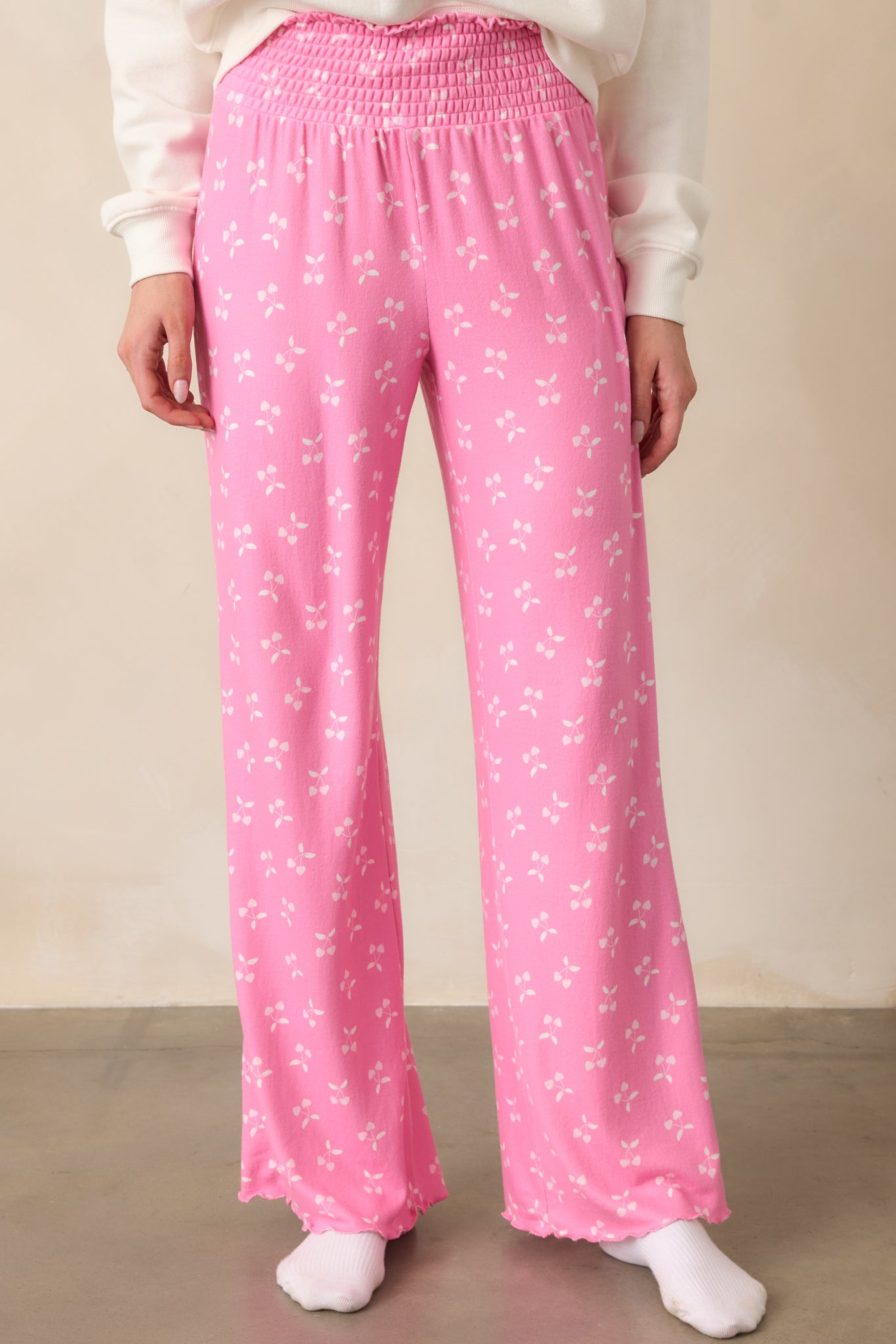 Z Supply Dawn Cherry Pink Pant