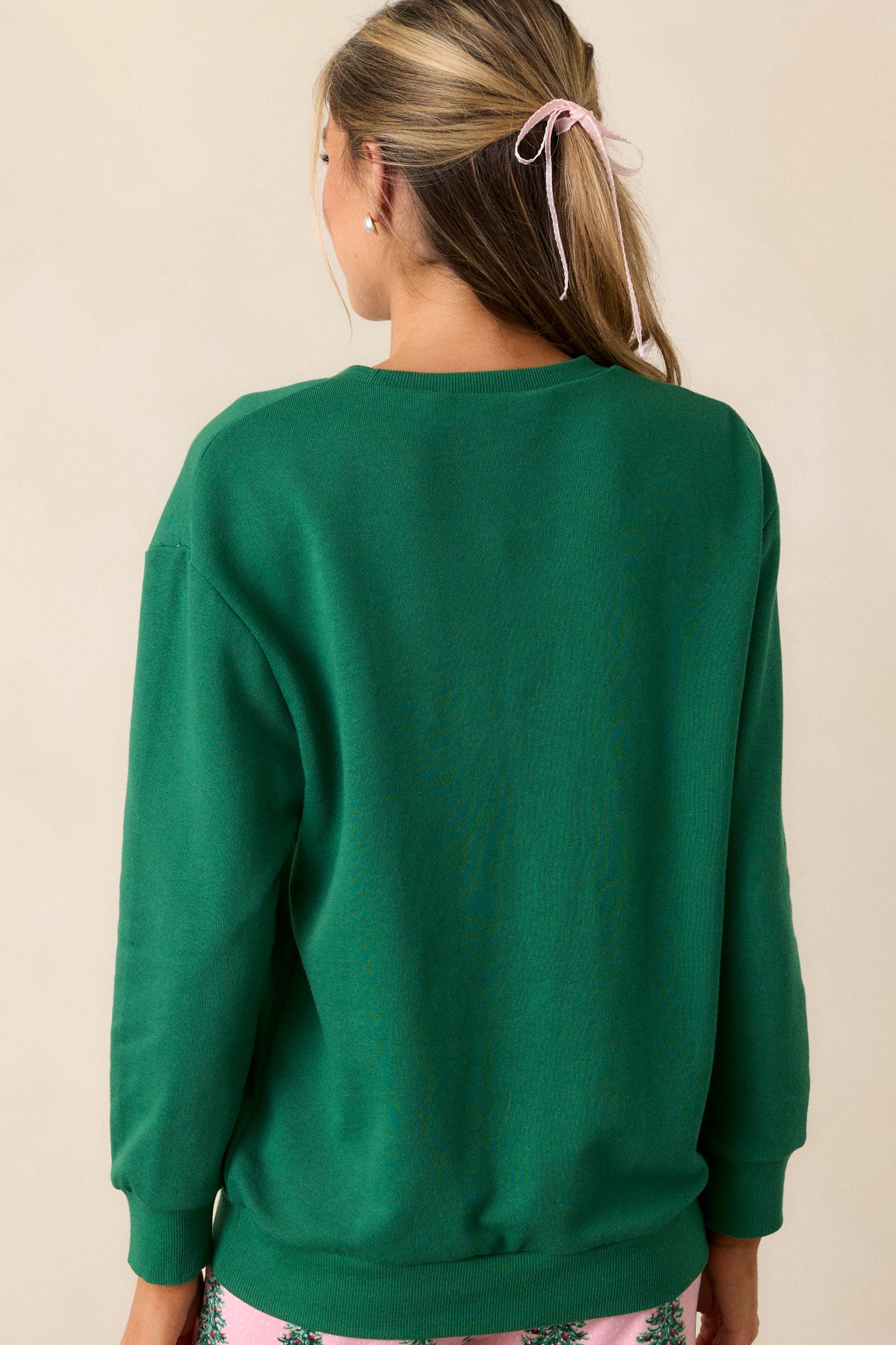 Merry Moments Green Sweatshirt