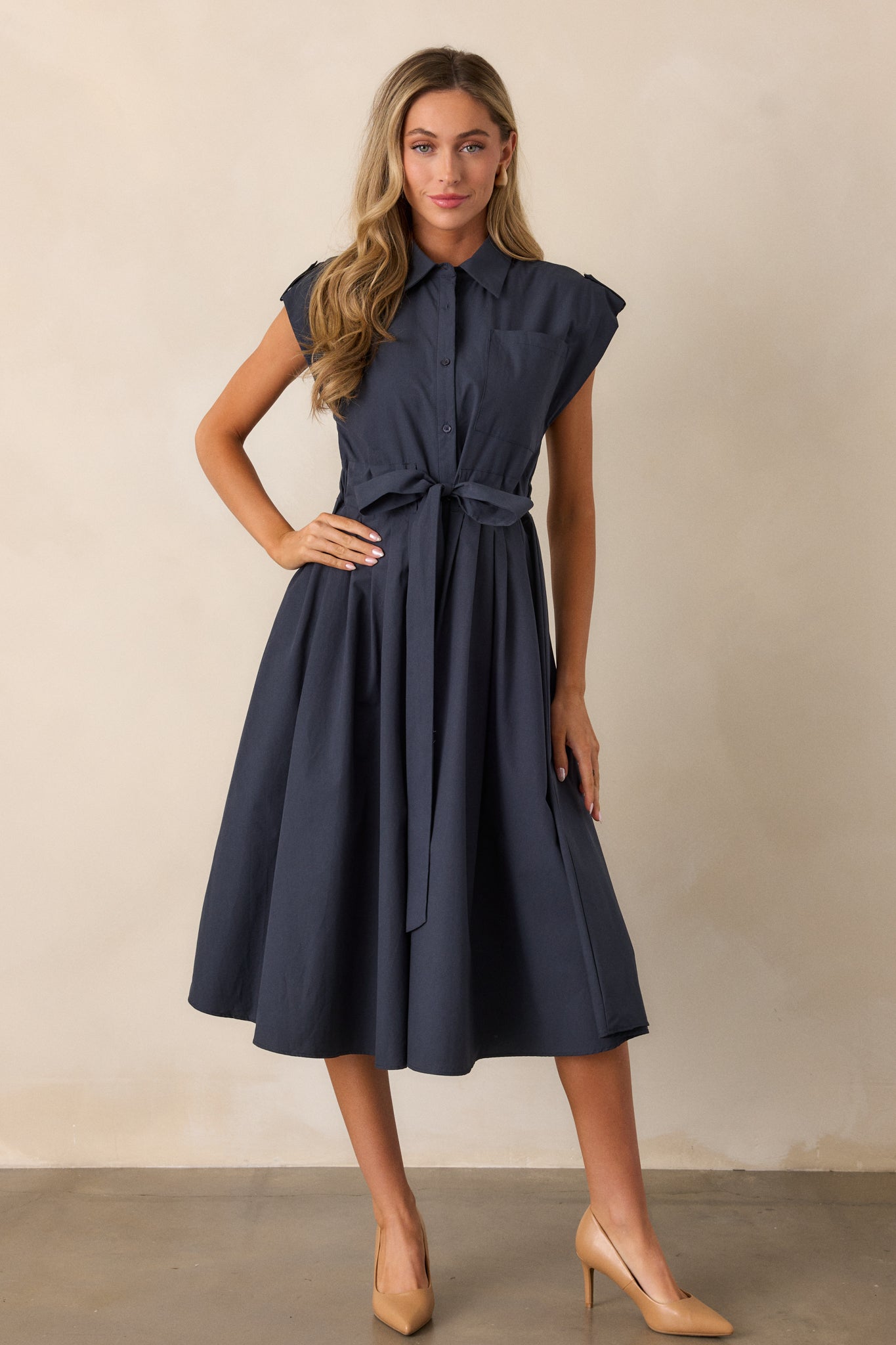 Navy tailored dress shops