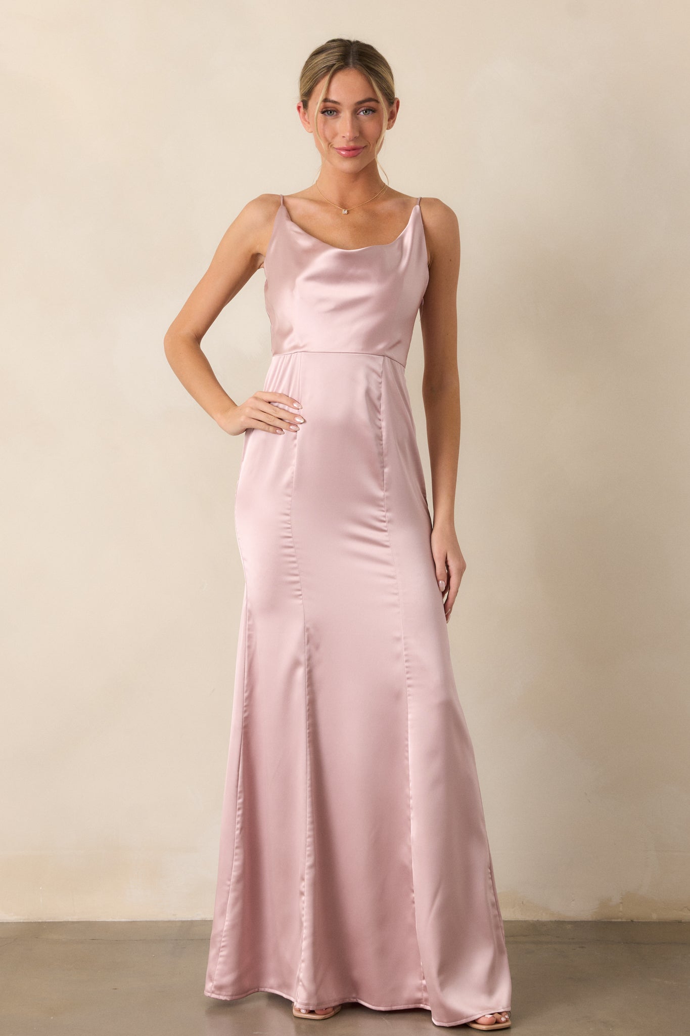 Inner Radiance Blush Maxi Dress