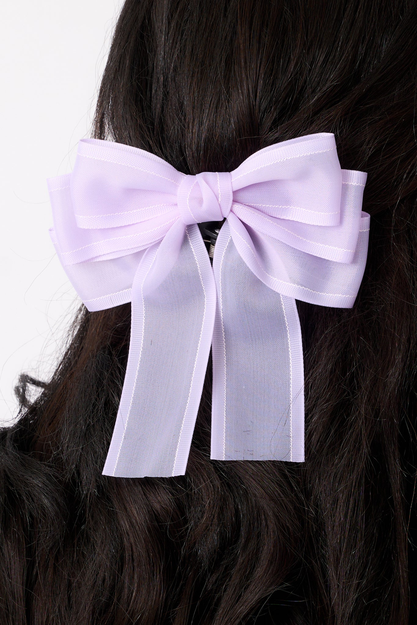 Delicate Dreams Lavender Clip In Bow