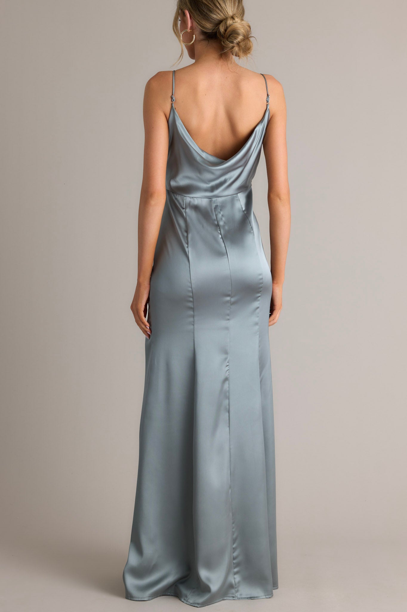 Inner Radiance Ash Blue Maxi Dress