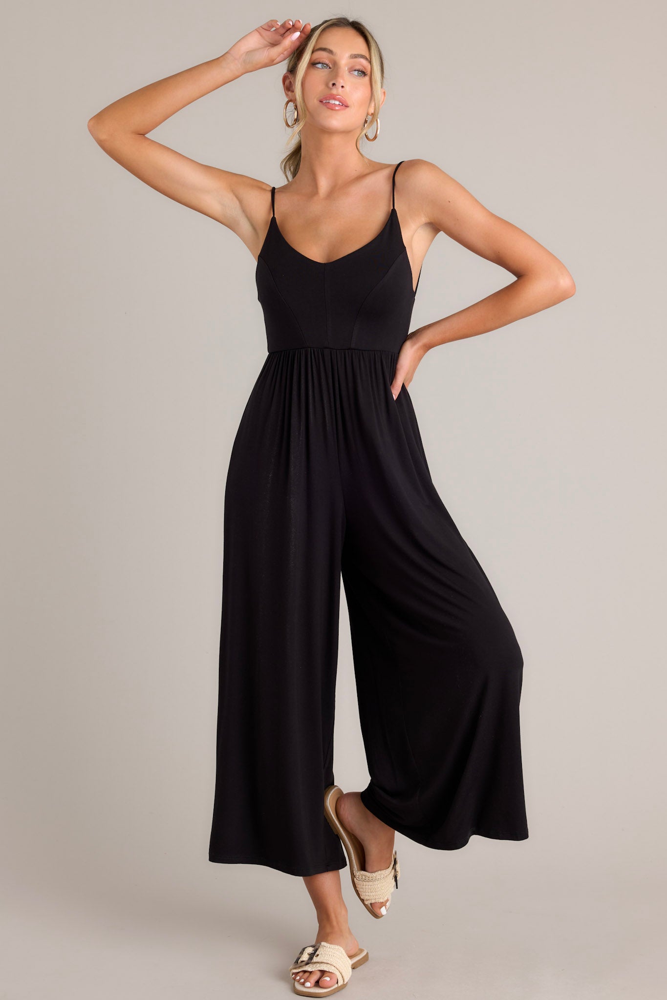 Z-Supply Roz Jumpsuit In Black | Red Dress