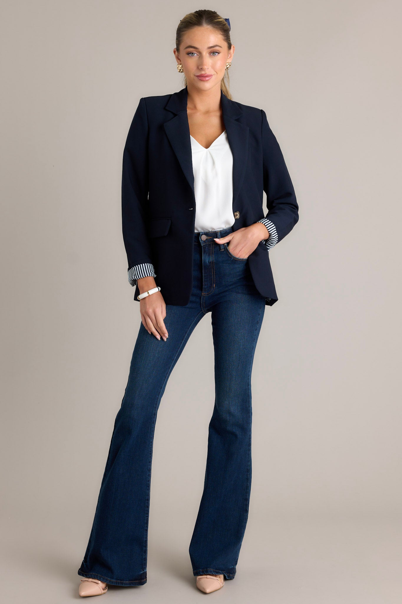 Dark Wash Flare Jeans
