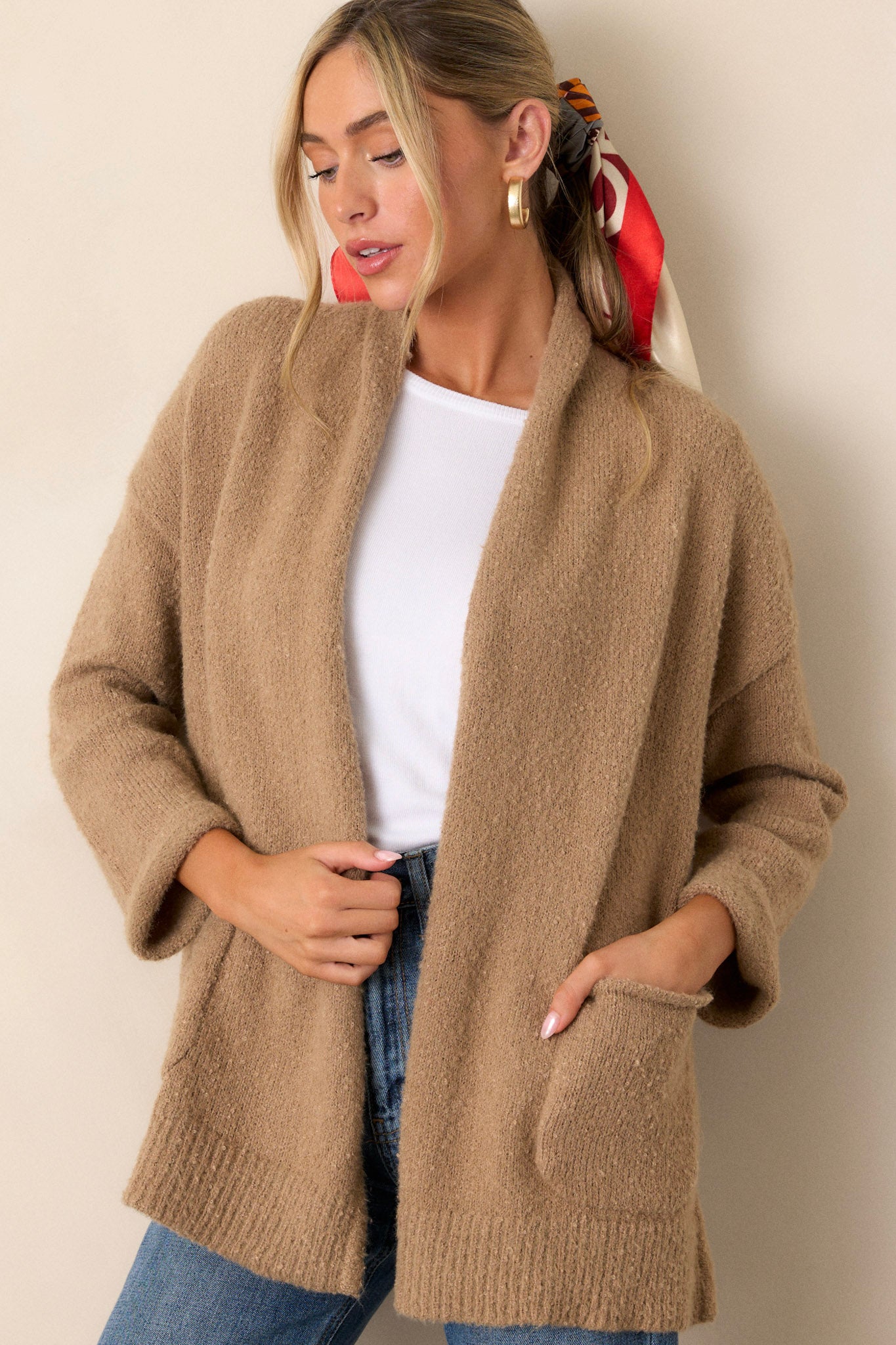 Do You Mind Light Mocha Cardigan