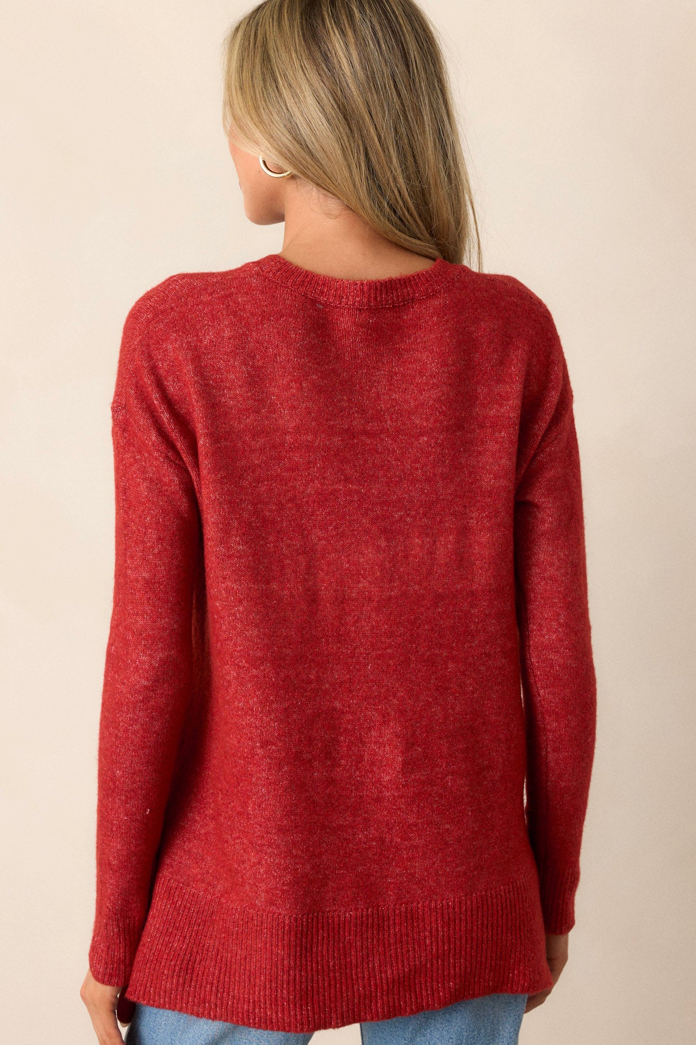 Stay Cozy Rust Sweater