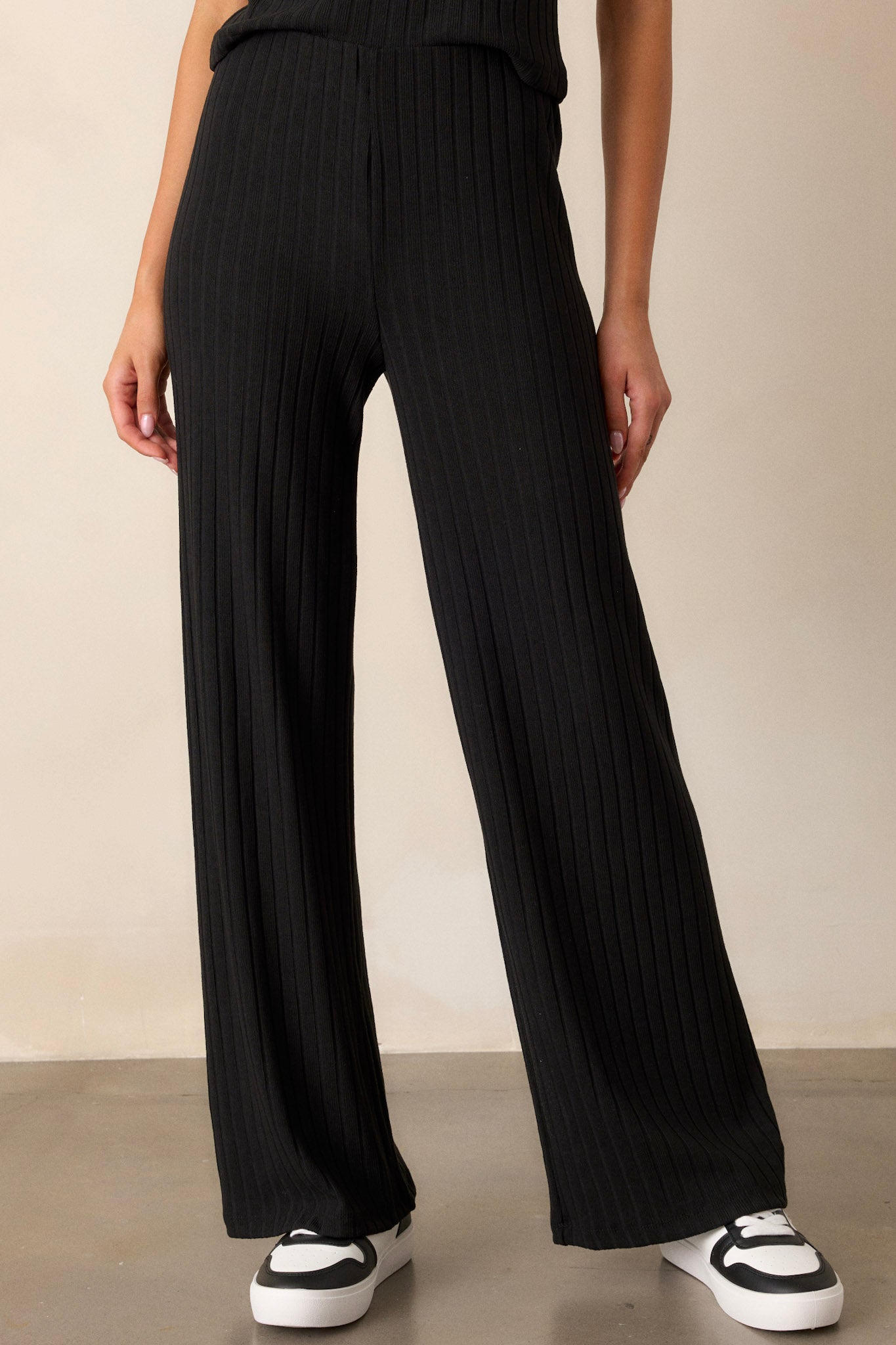 Z Supply Monte Black Rib Pants