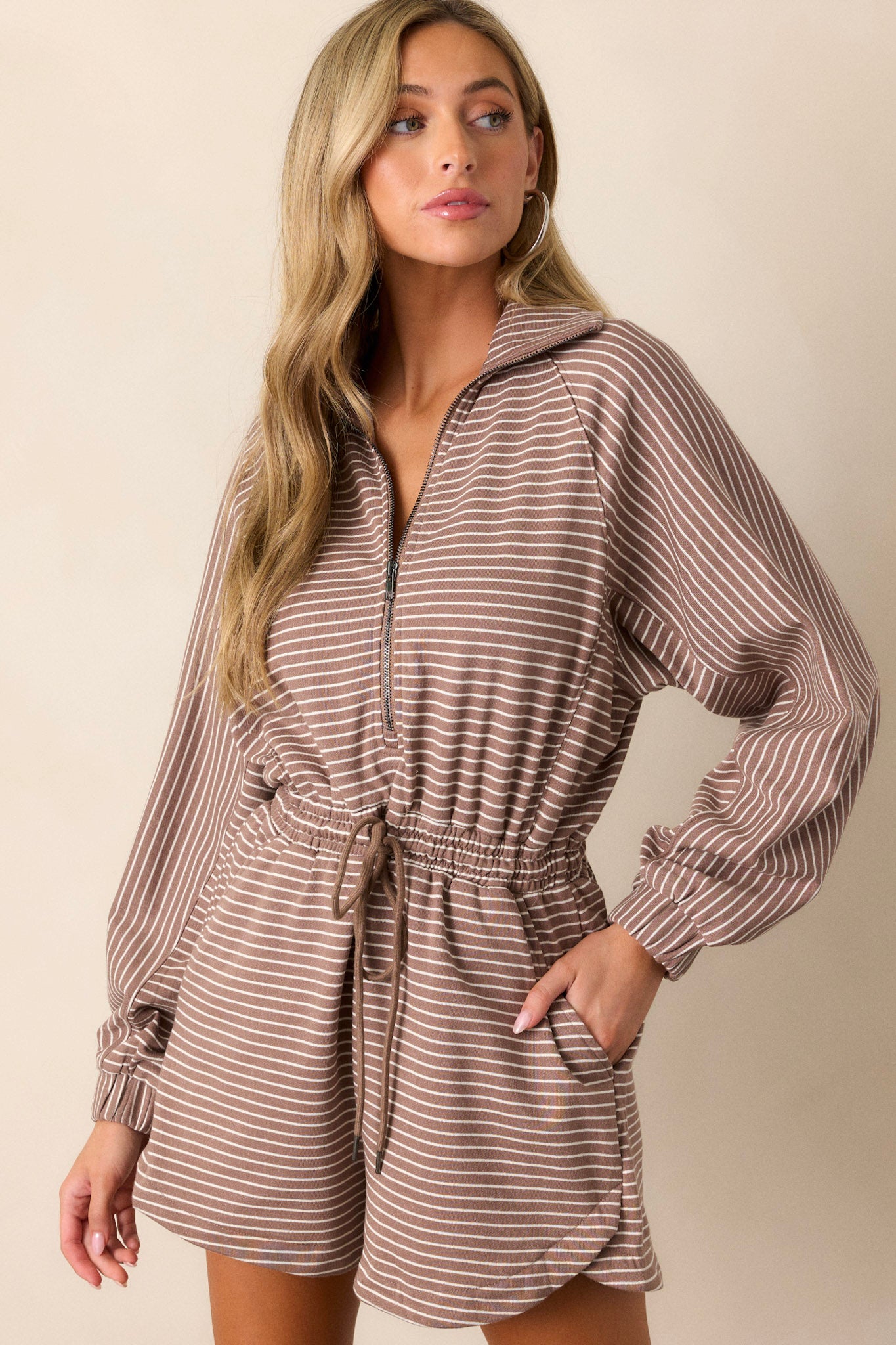 Moccasin store Romper-Large