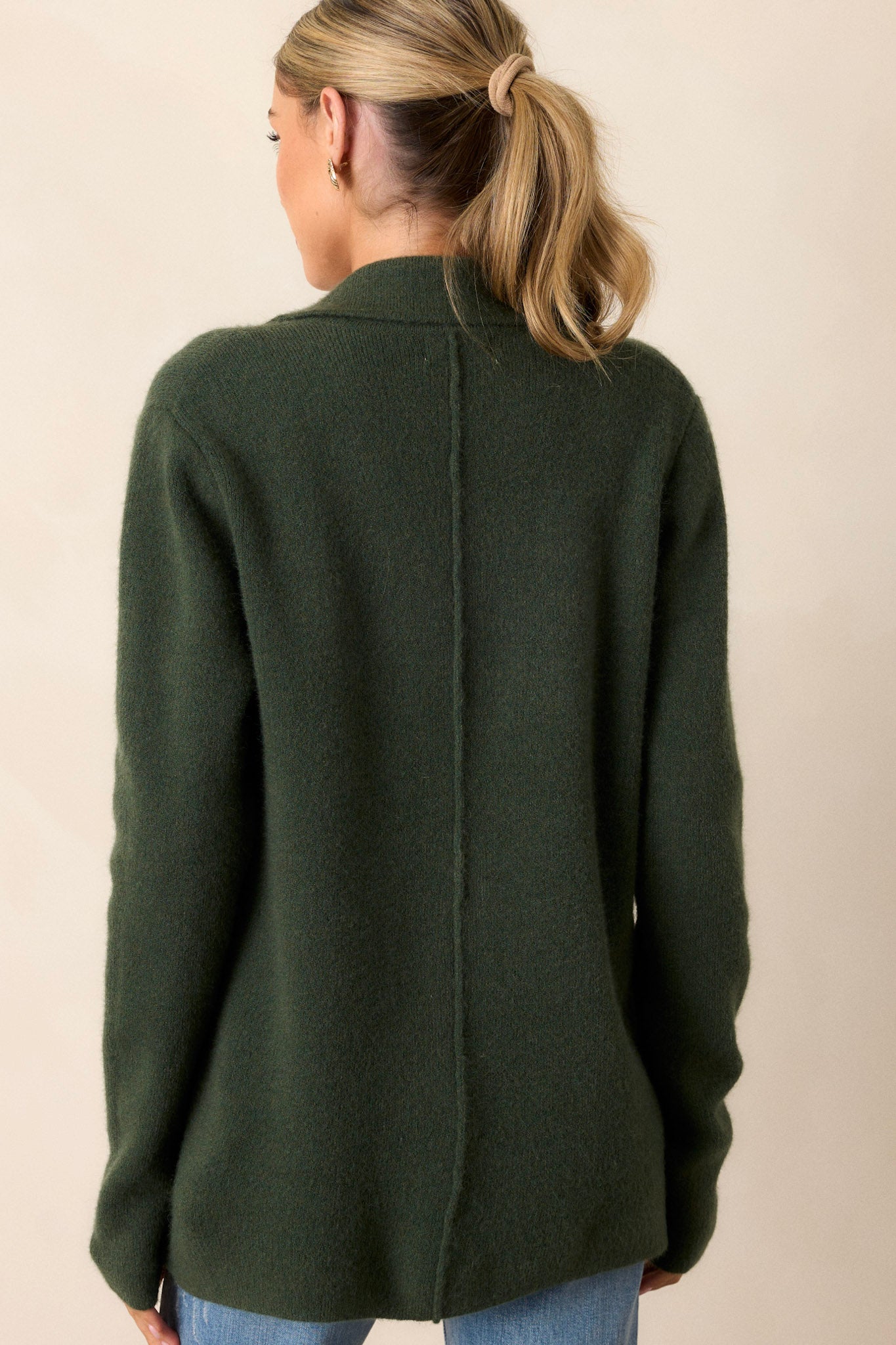 Emerald Dreams Hunter Green Cardigan