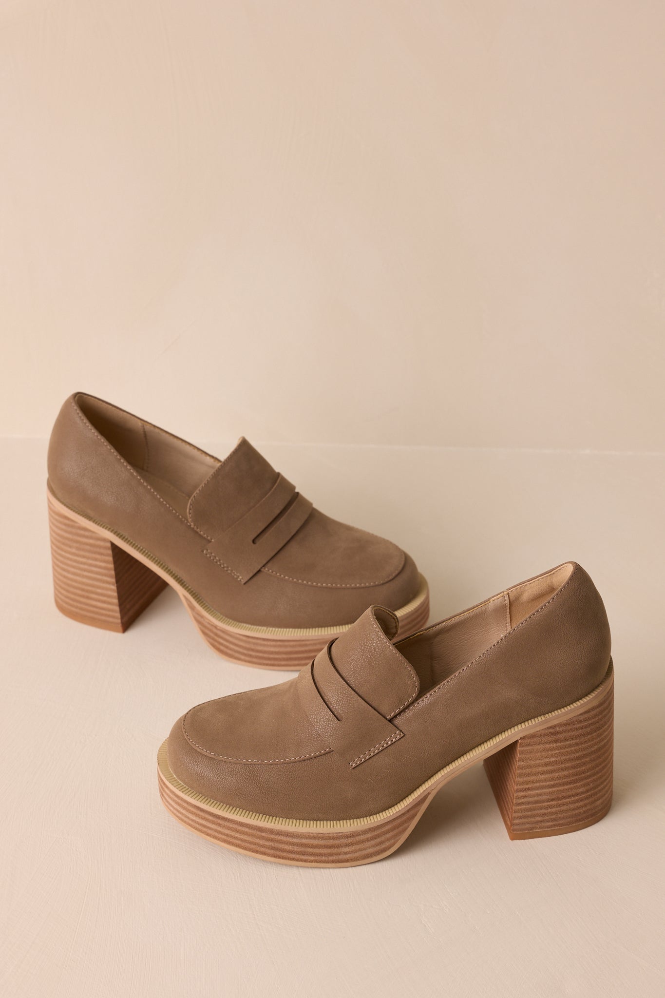 Like What I Like Mocha Platform Loafer