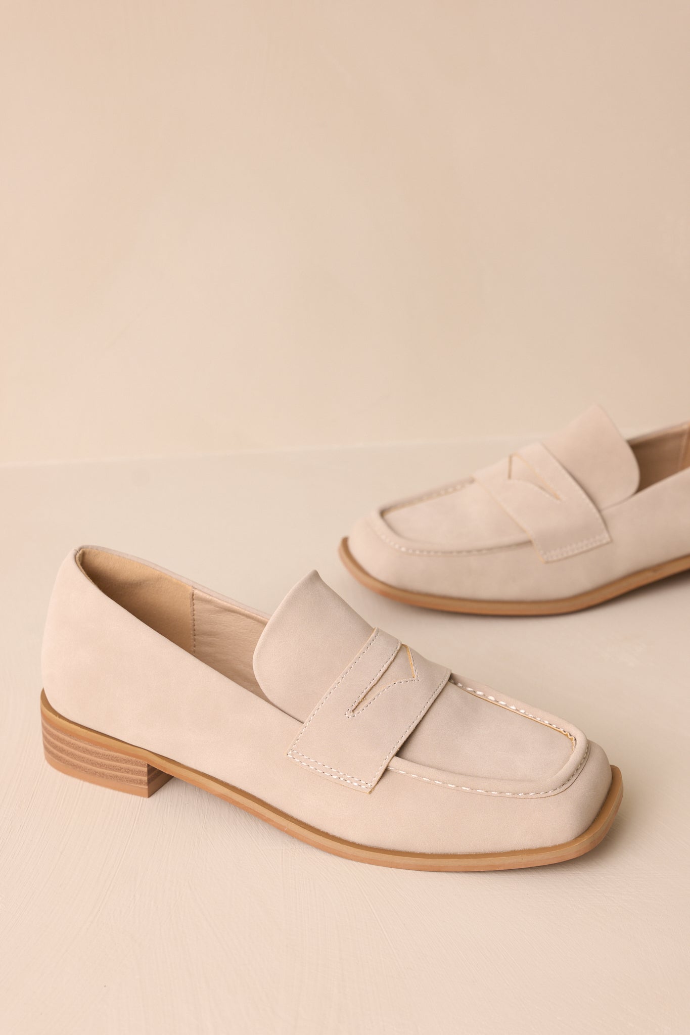 Good Memory Taupe Loafers