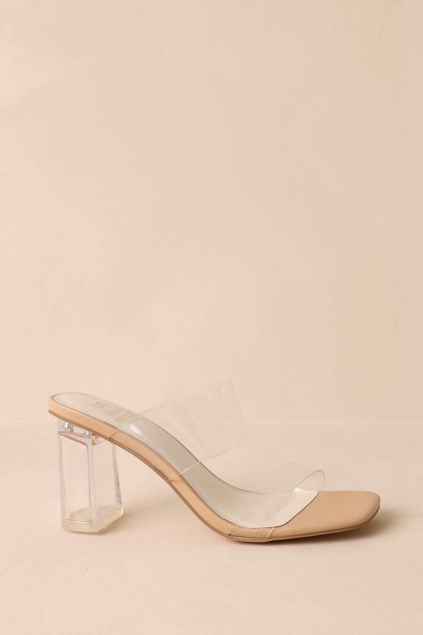 Only One For Me Clear & Nude Heels