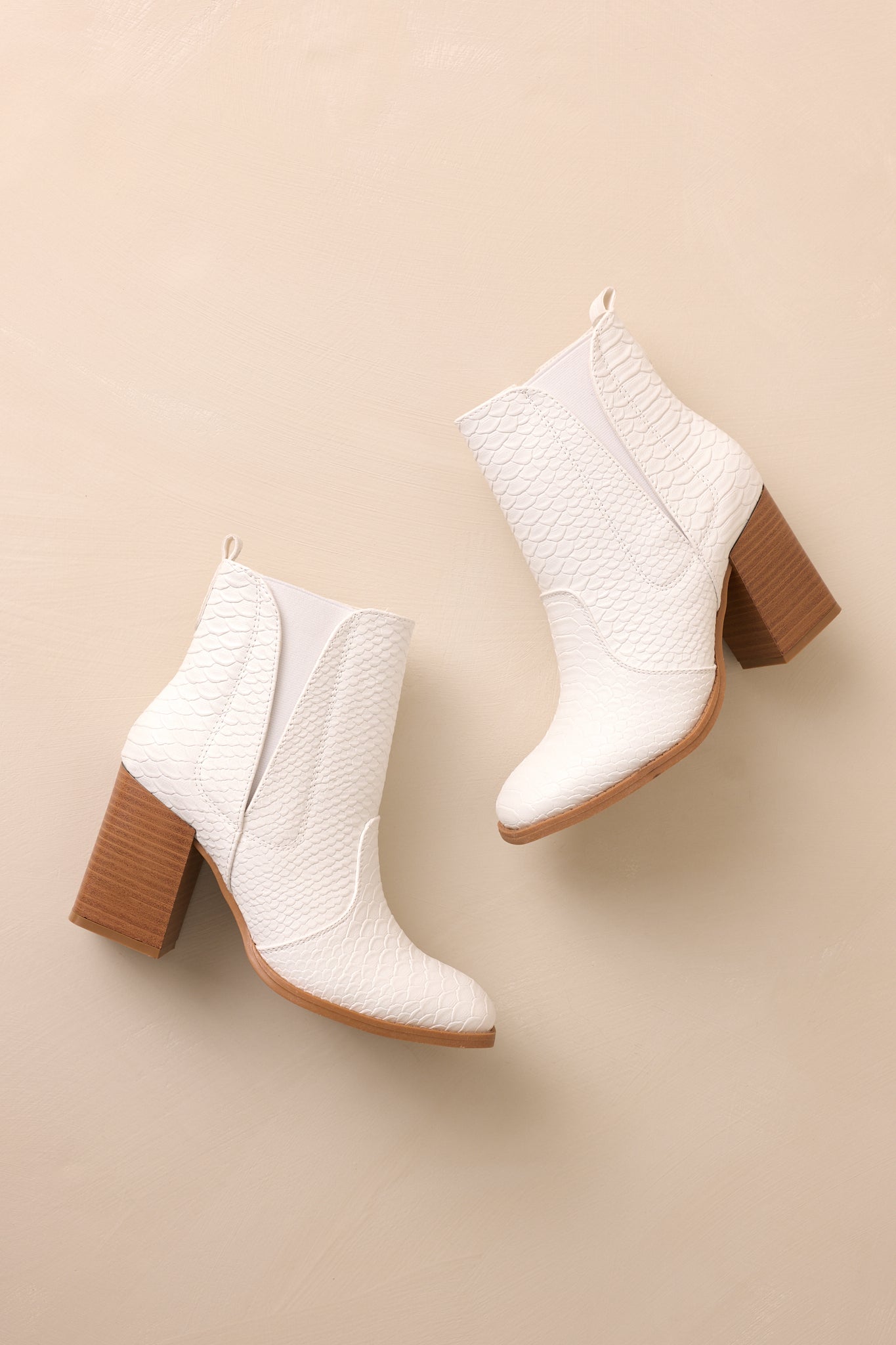 Shops white flat booties