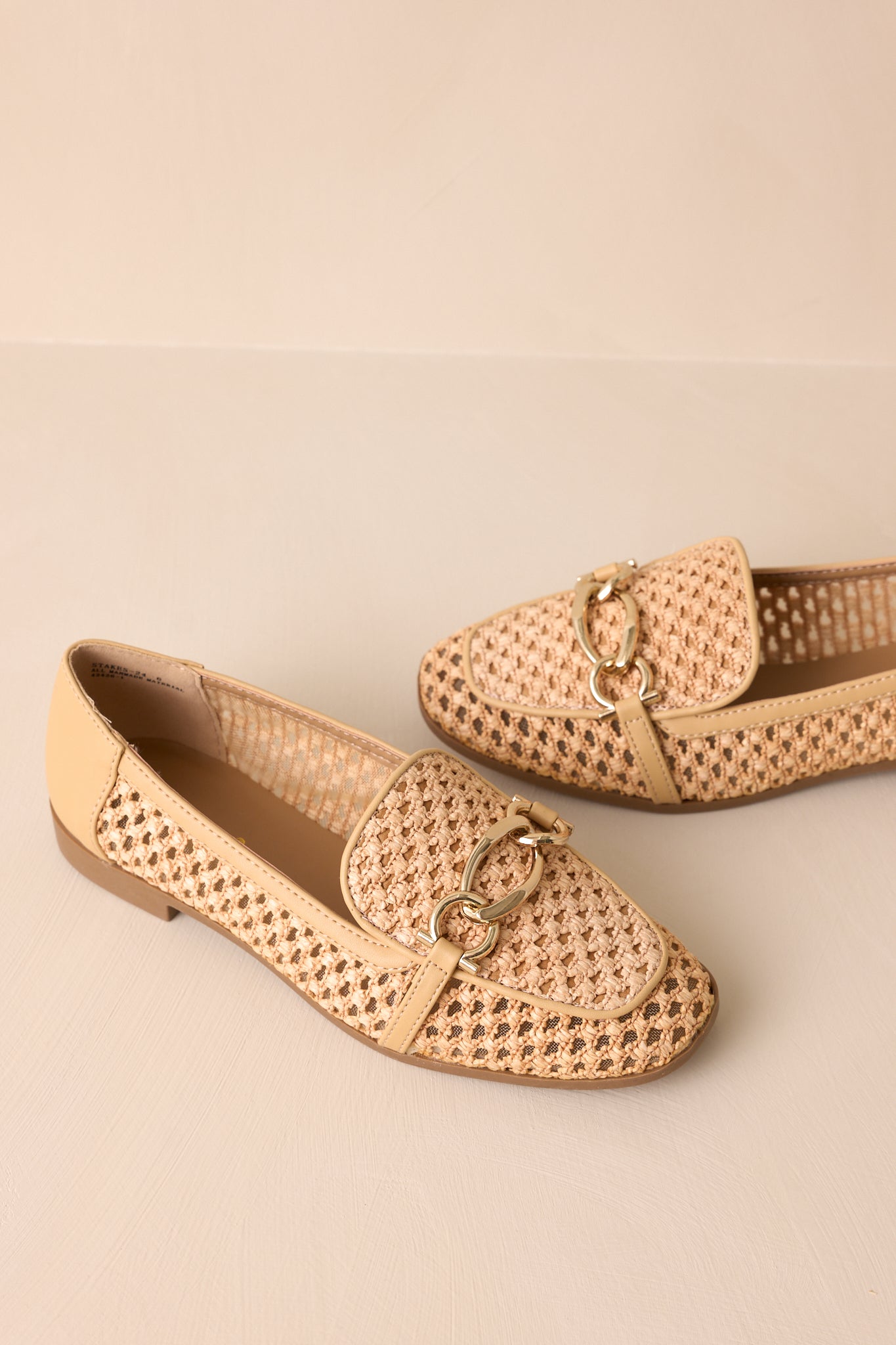 Stick To Your Word Natural Woven Loafer