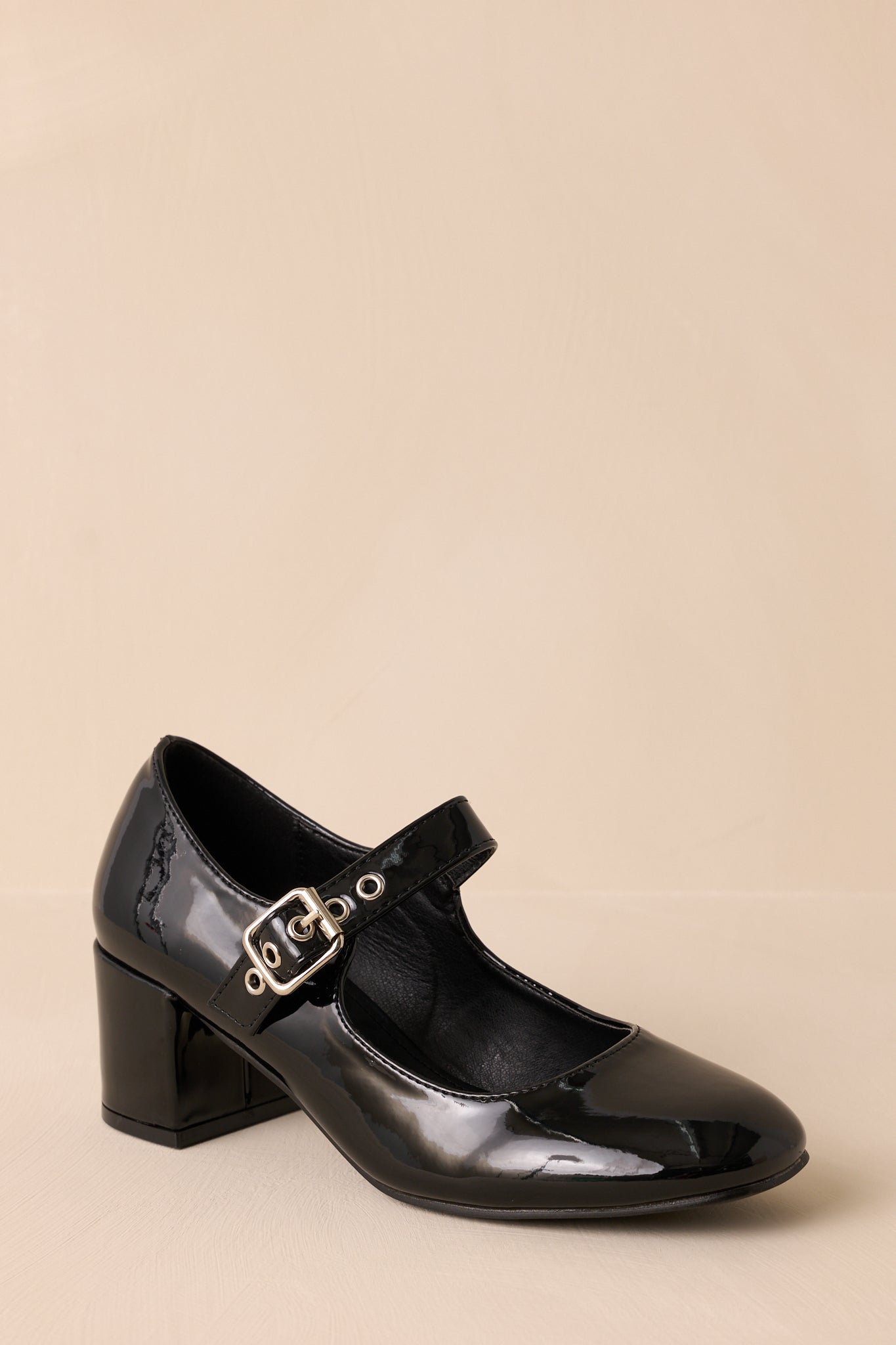 Starry Heights Black Mary Jane Block Heels