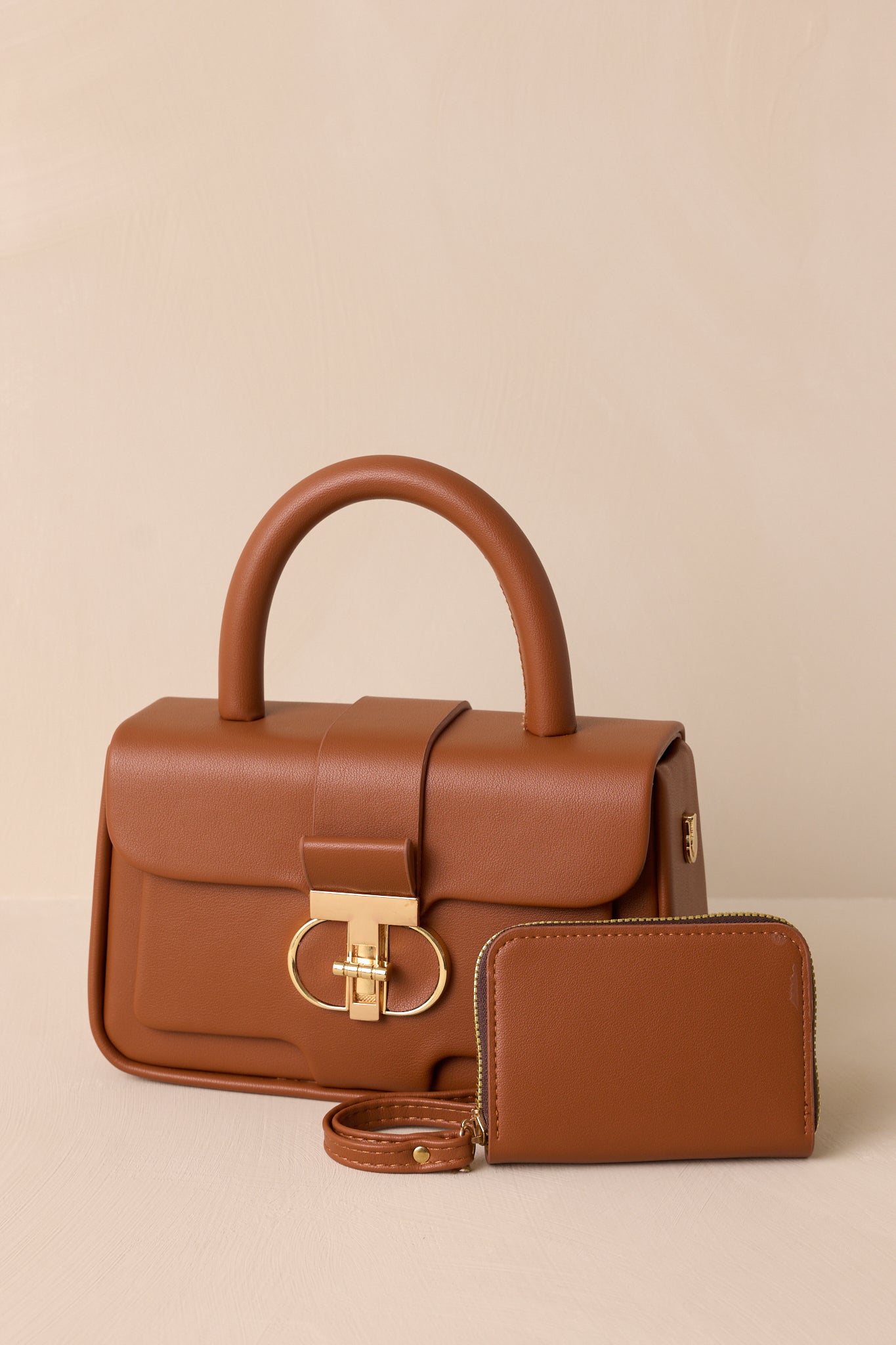 Regal Repose Brown Handbag