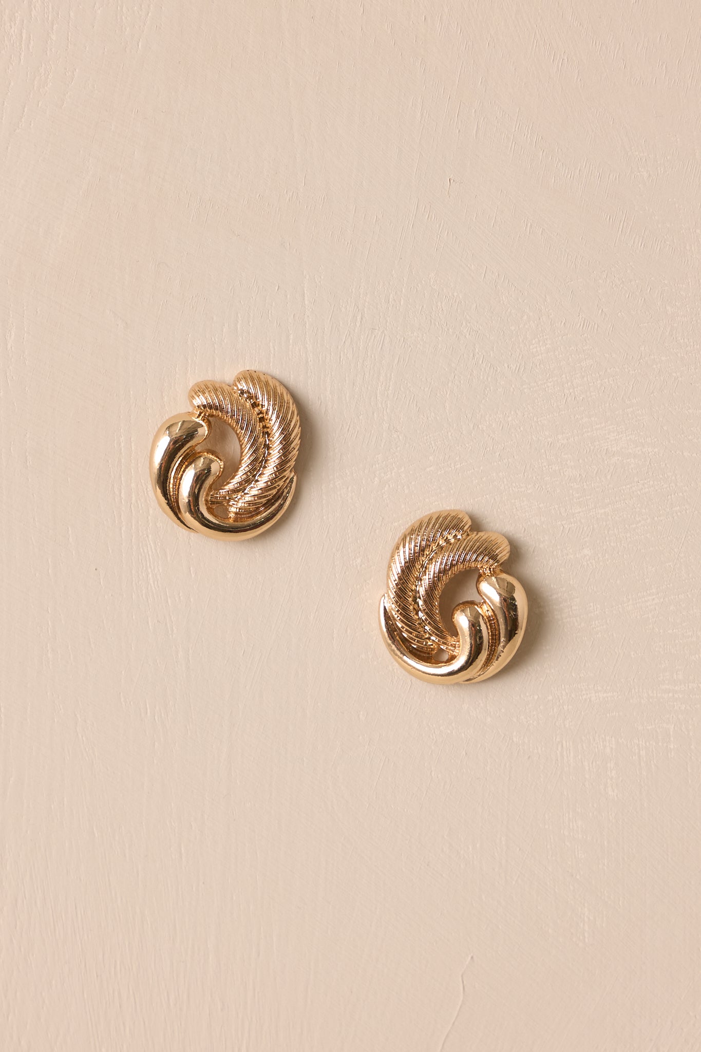 Rose gold spiral earrings online