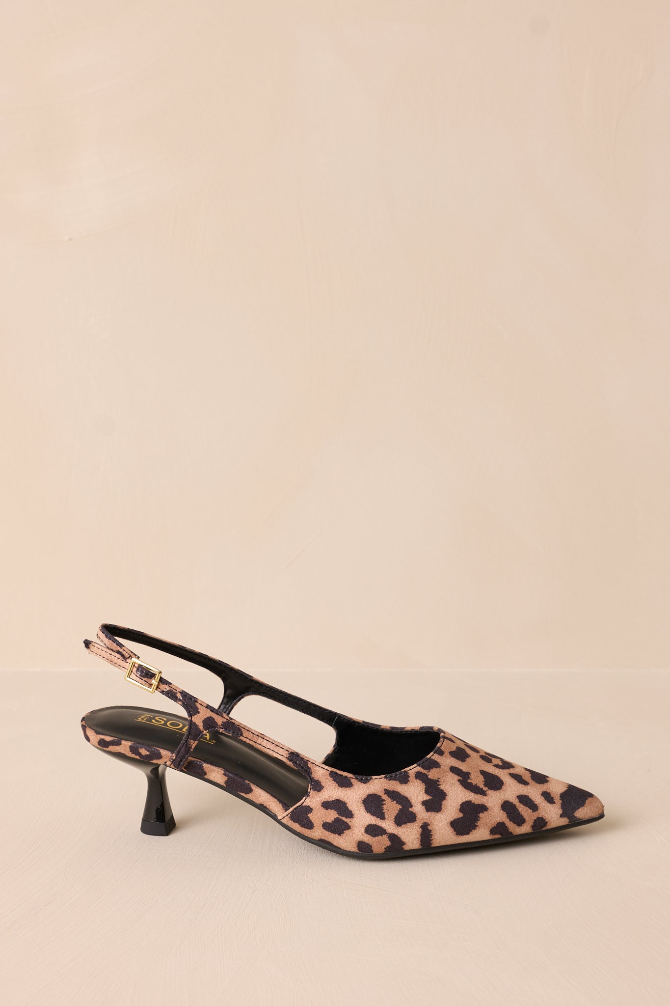 Fiercely Stunned Leopard Print Kitten Heels (RESTOCK OCTOBER)