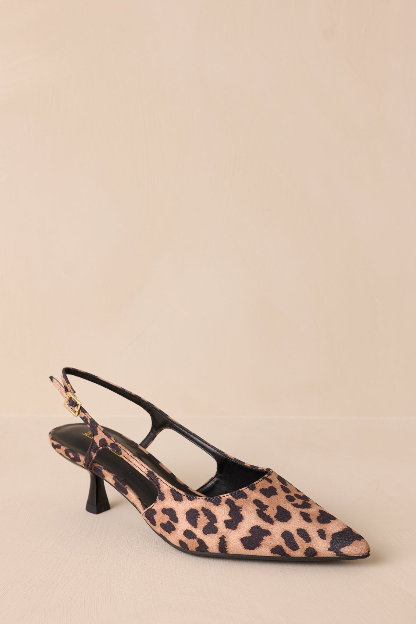 Fiercely Stunned Leopard Print Kitten Heels (RESTOCK OCTOBER)