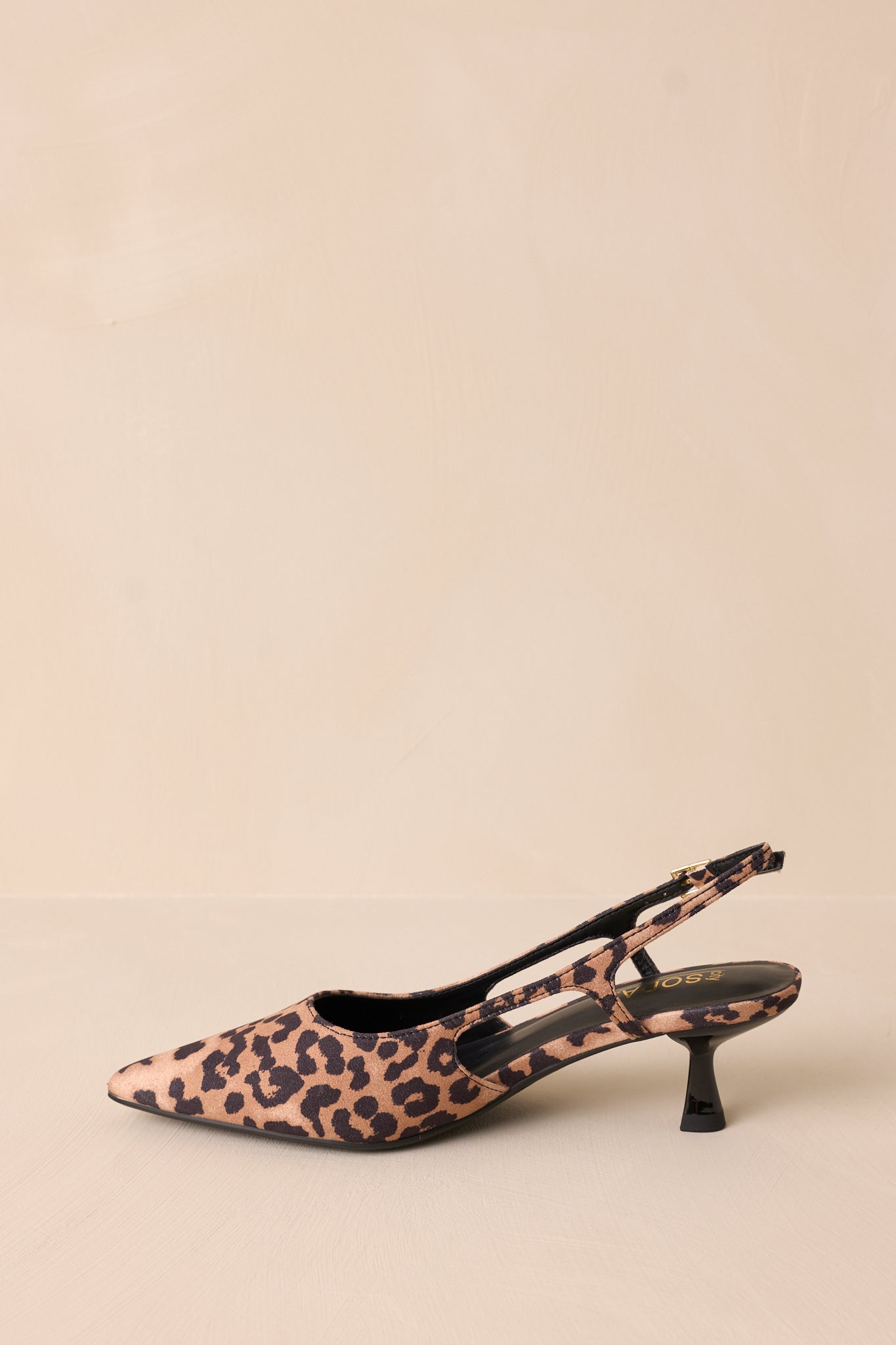 Fiercely Stunned Leopard Print Kitten Heels (RESTOCK OCTOBER)