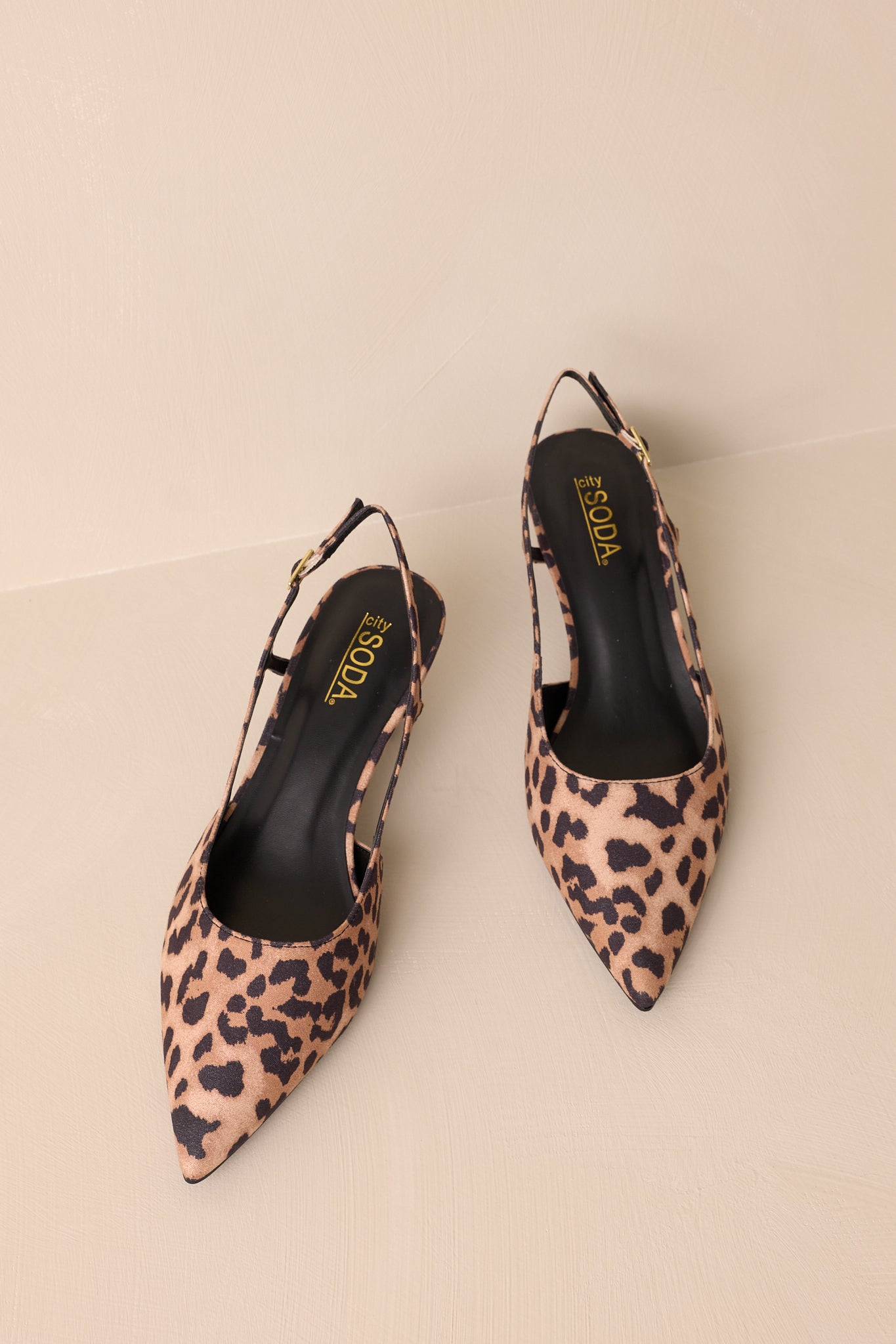 Fiercely Stunned Leopard Print Kitten Heels (RESTOCK OCTOBER)