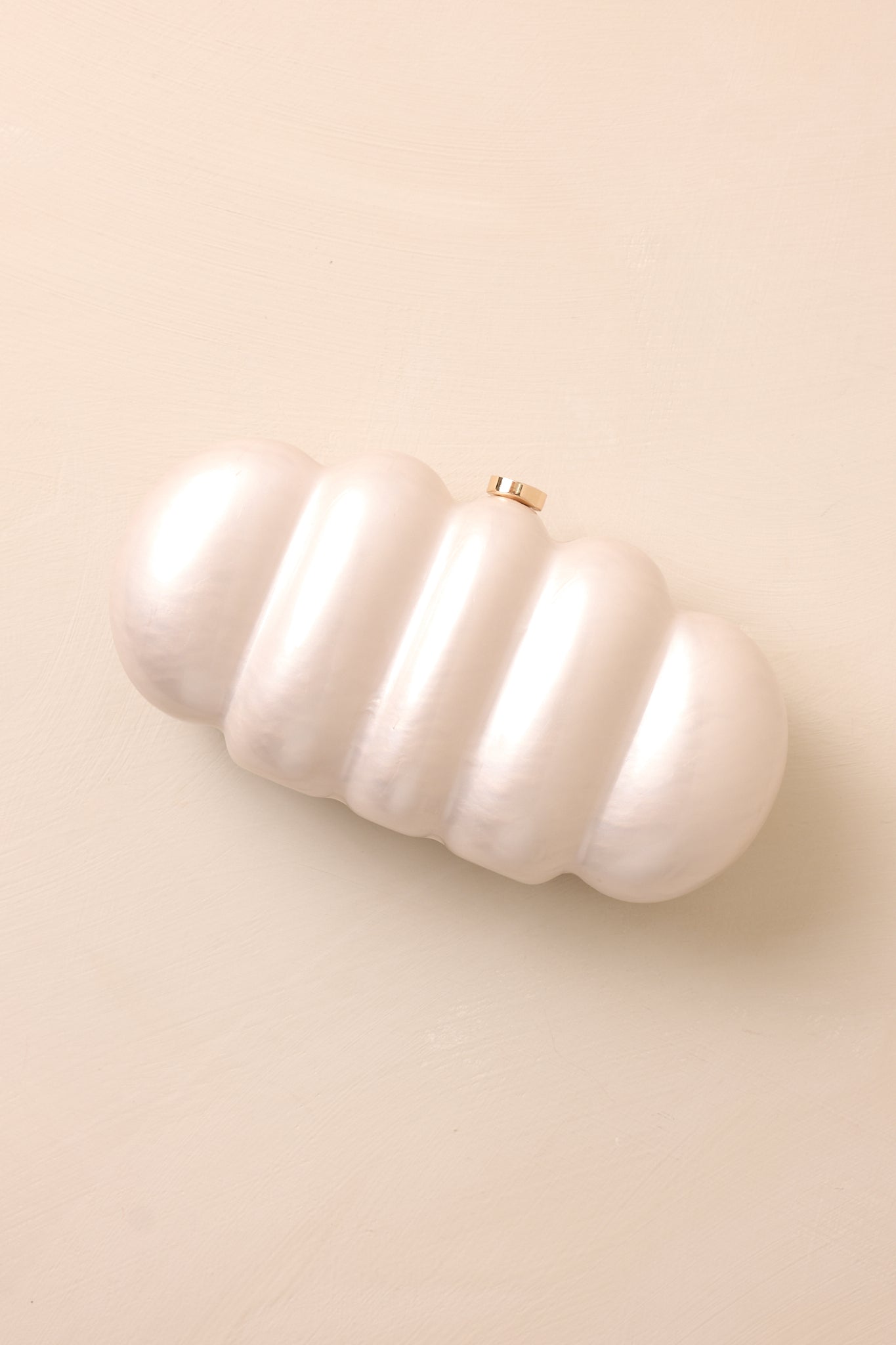 Fallen Halo Ivory Pearlescent Clutch