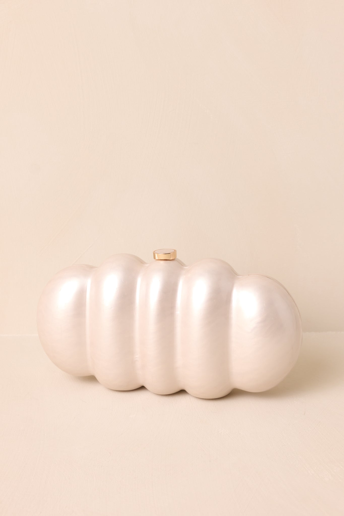 Fallen Halo Ivory Pearlescent Clutch