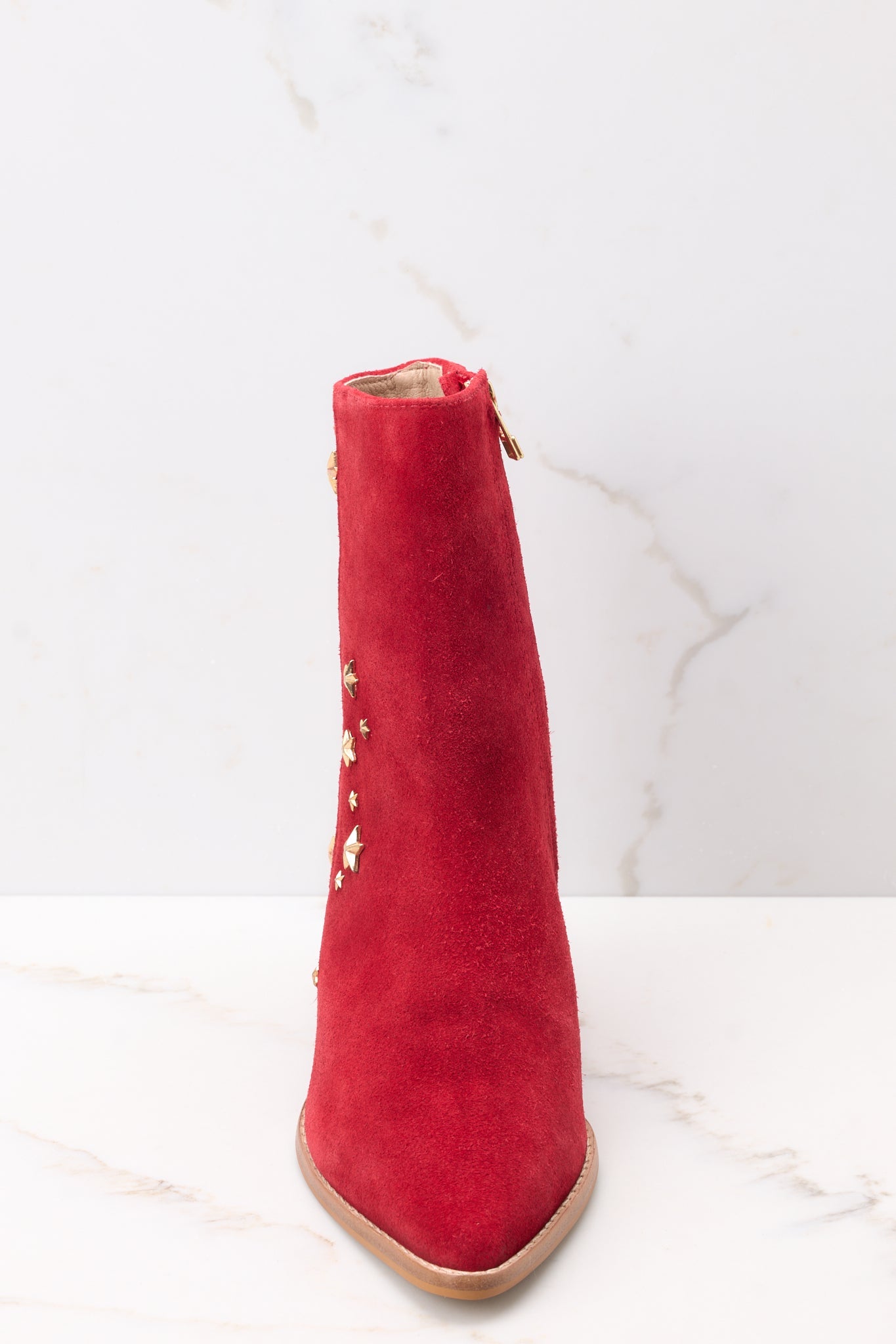 Caty Red Limited Edition Ankle Boots - Red Dress