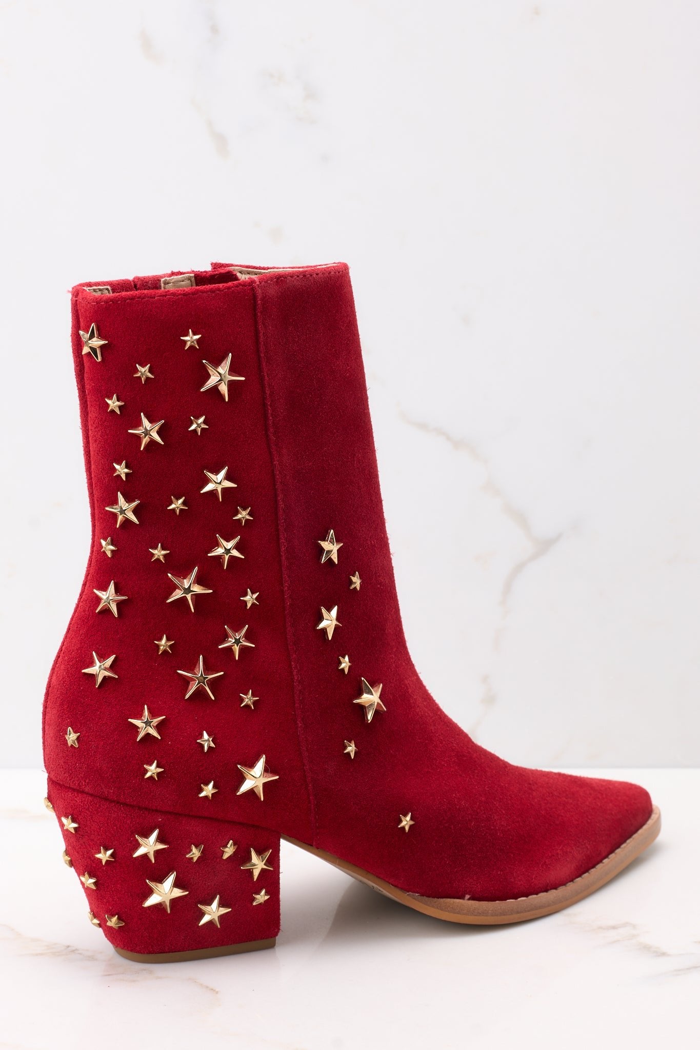 Caty Red Limited Edition Ankle Boots - Red Dress