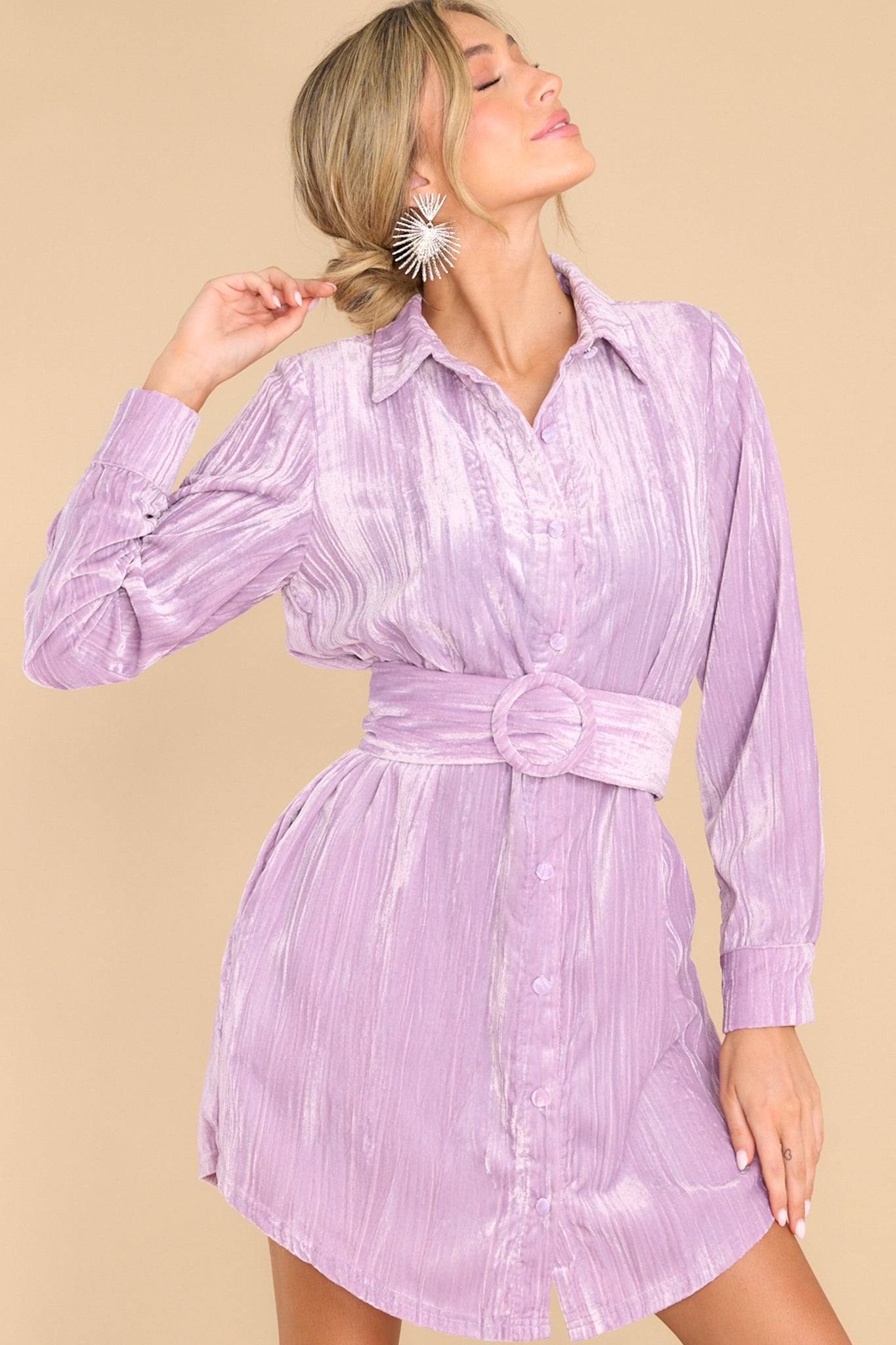 Everyday Essential Lilac Dress - Red Dress