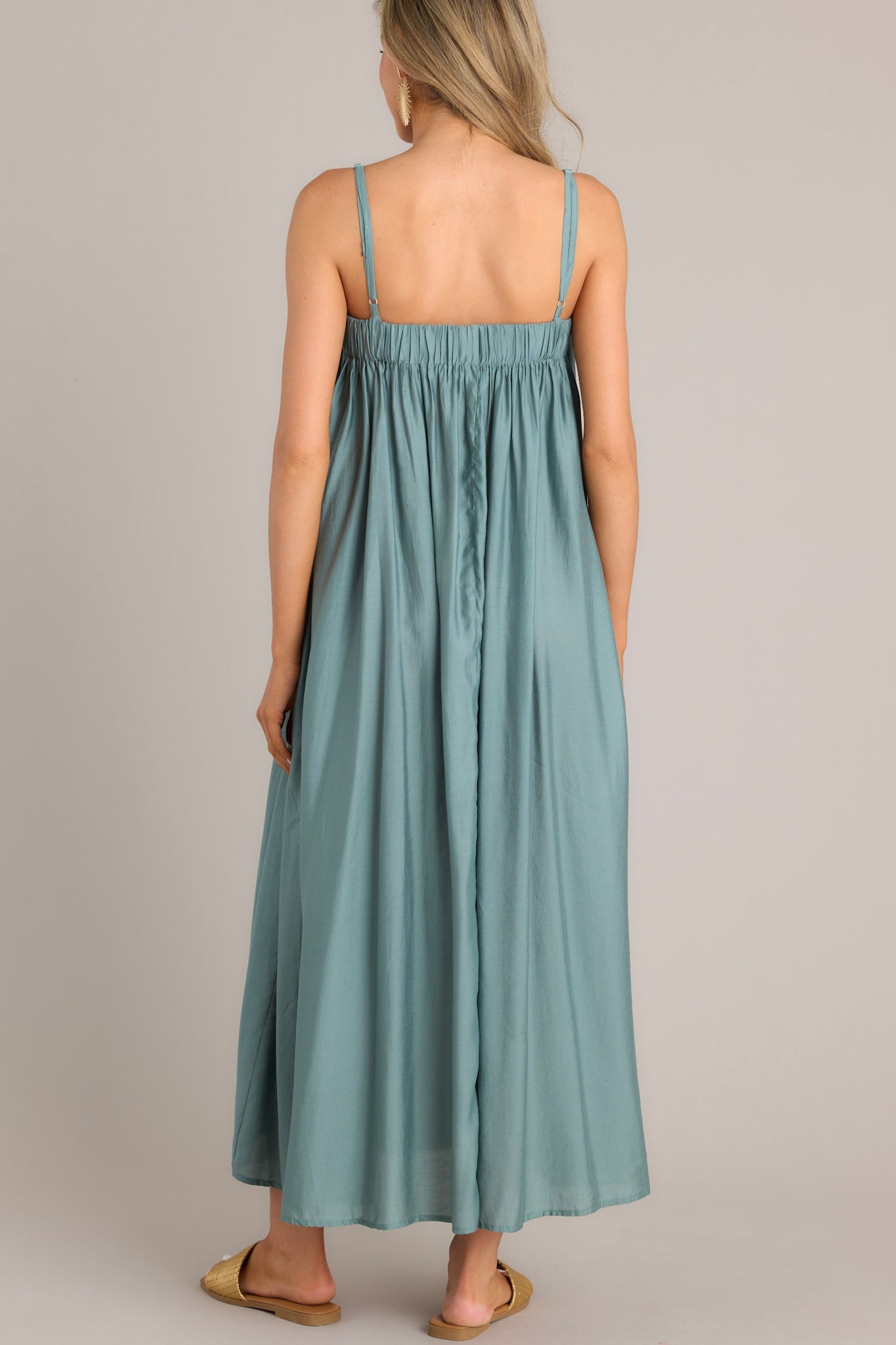 I Need Somebody Sage Green Maxi Dress - Red Dress