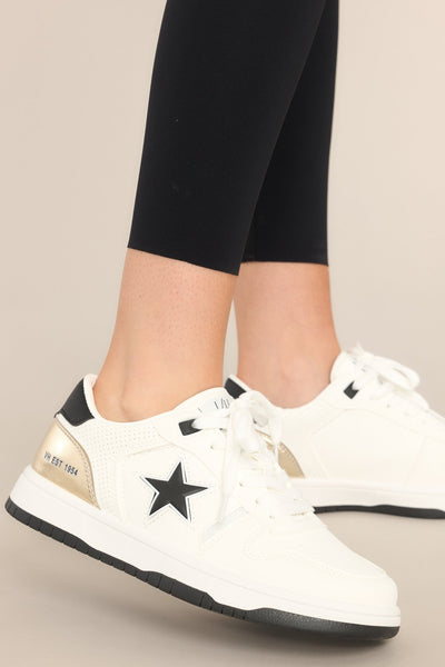 Vintage Havana Fresh Black Gold Sneakers Red Dress