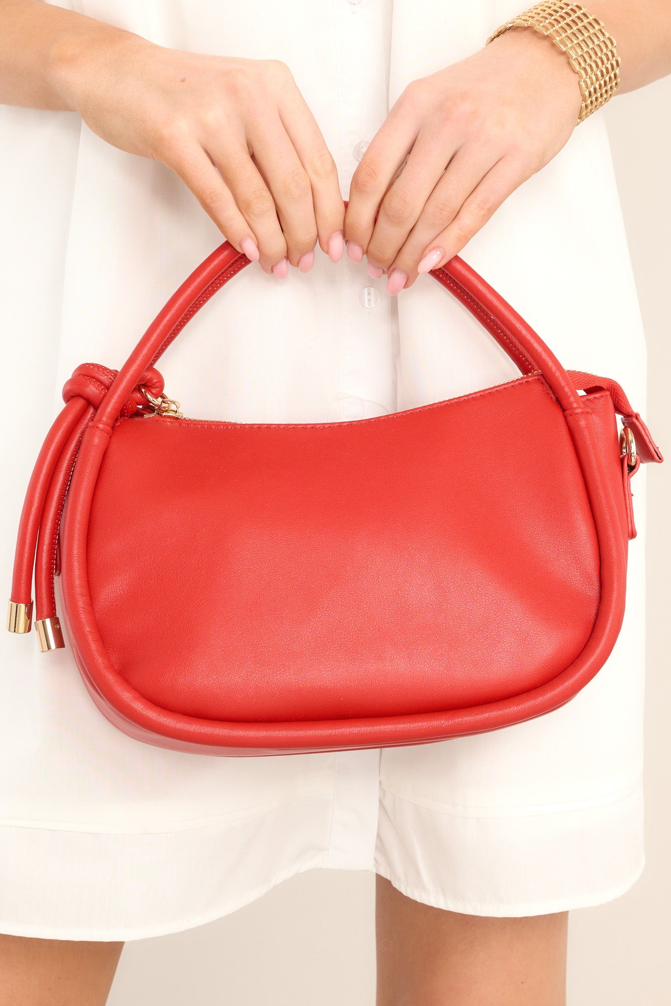 Outstanding Poise Red Handbag - Red Dress